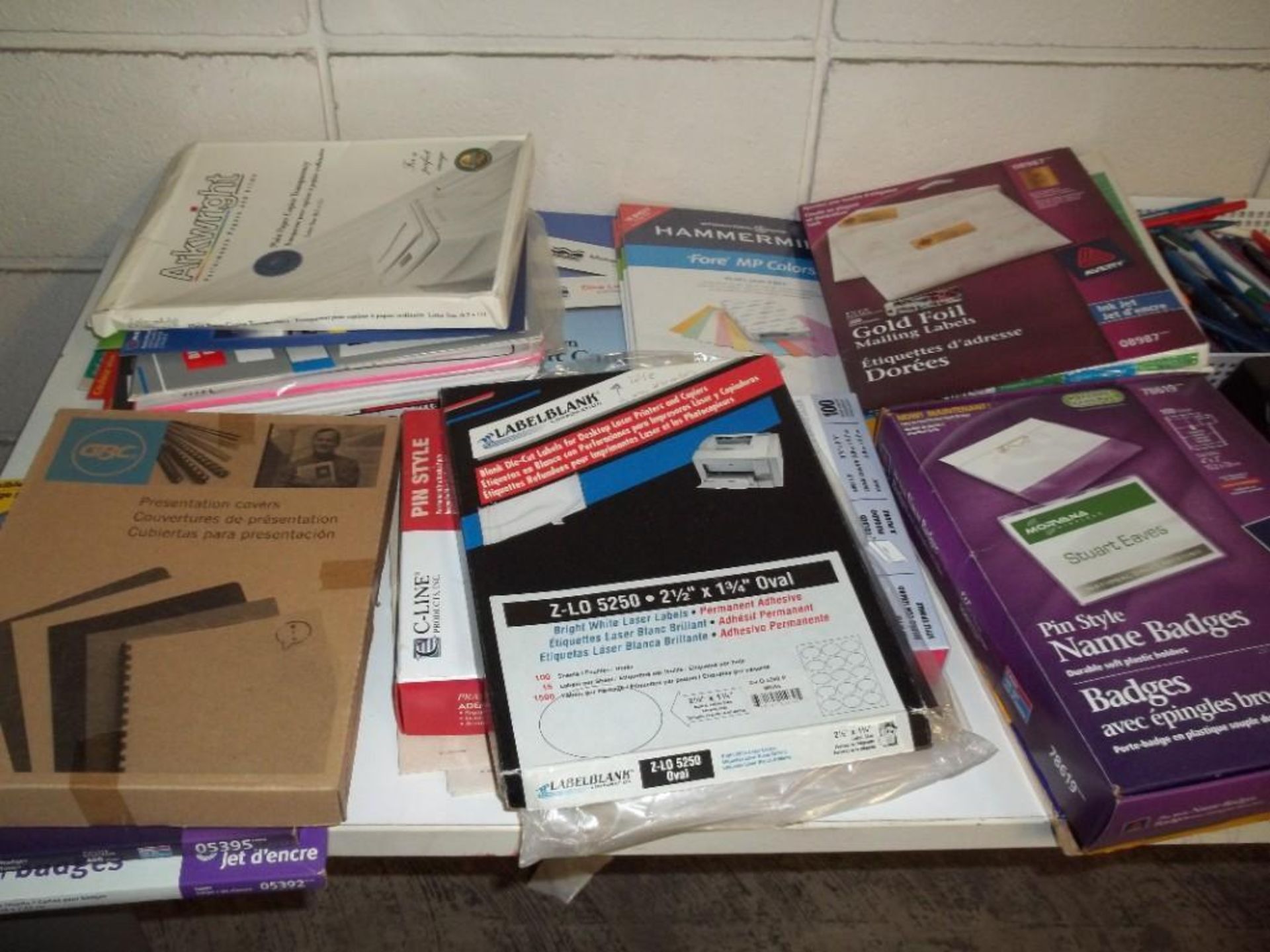 Large Lot Of Assorted Office Supplies Packed In Boxes - Image 2 of 5