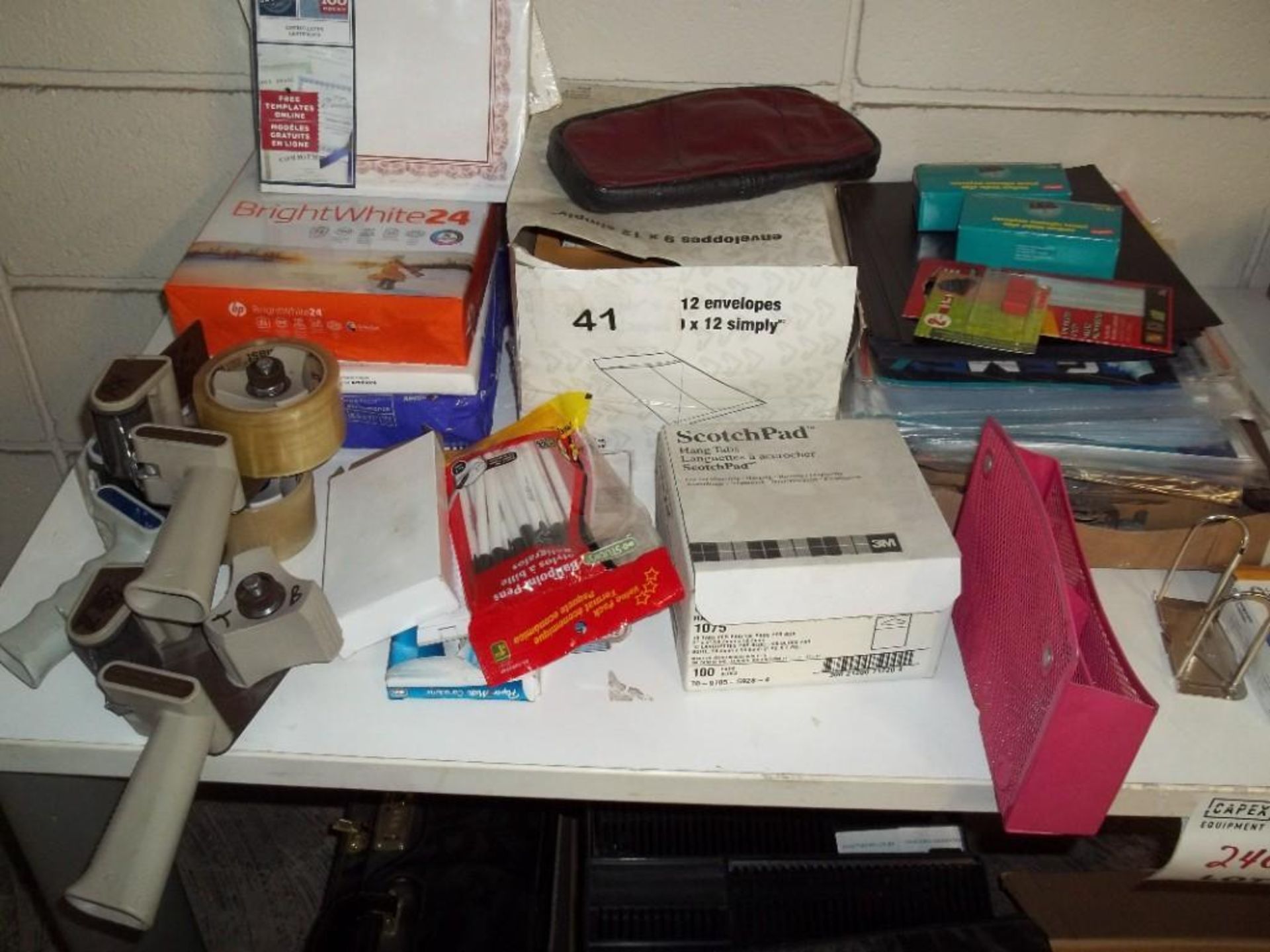 Large Lot Of Assorted Office Supplies Packed In Boxes - Image 3 of 4