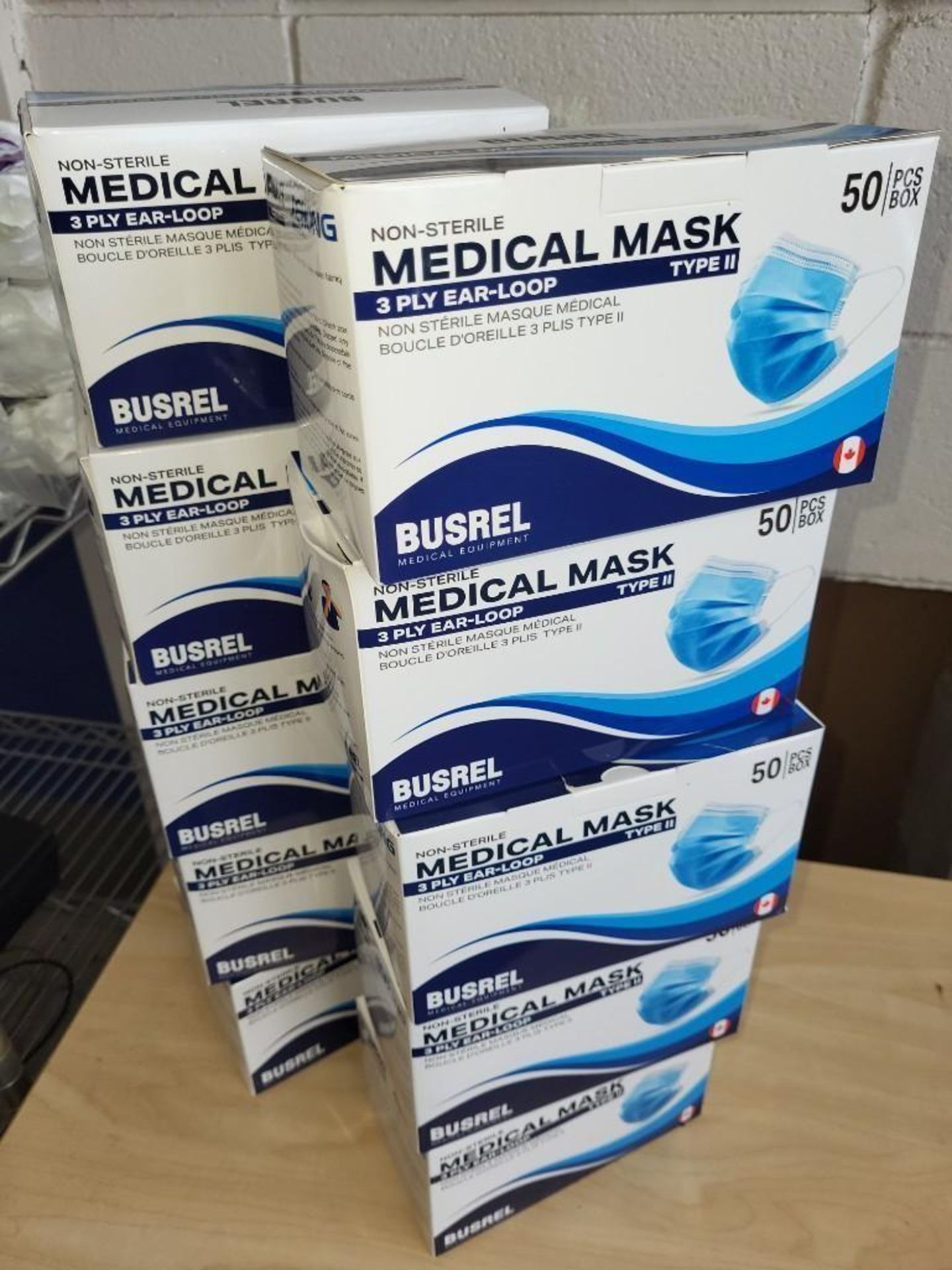 Lot Of 10 Boxes Of Masks