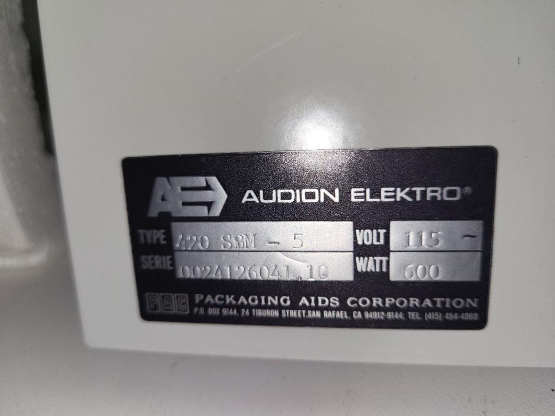 New In Box Audion Elektro Sealboy Magneta Sealer 420-SBM-5 - Image 2 of 2