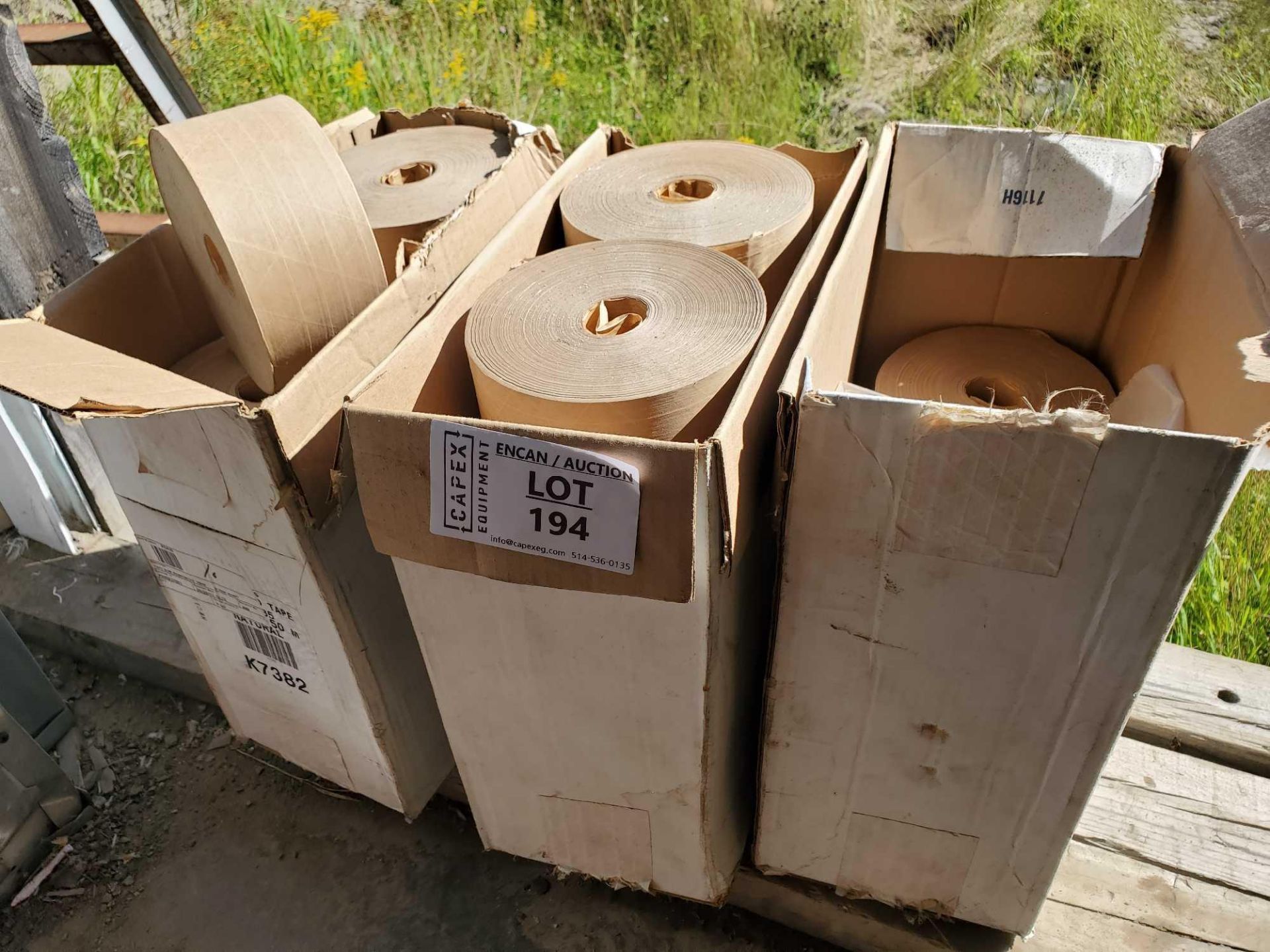 wet tape machine rolls / rouleaux pour machine a ruban gomme