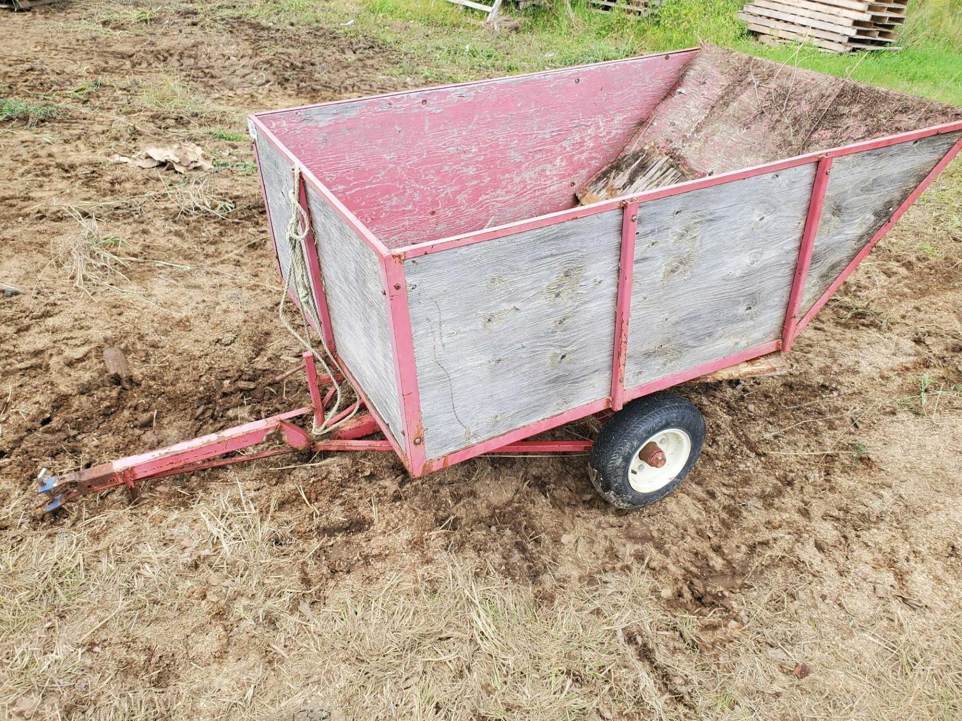 atv dump trailer / remorque a bascule pour vtt - Image 2 of 3