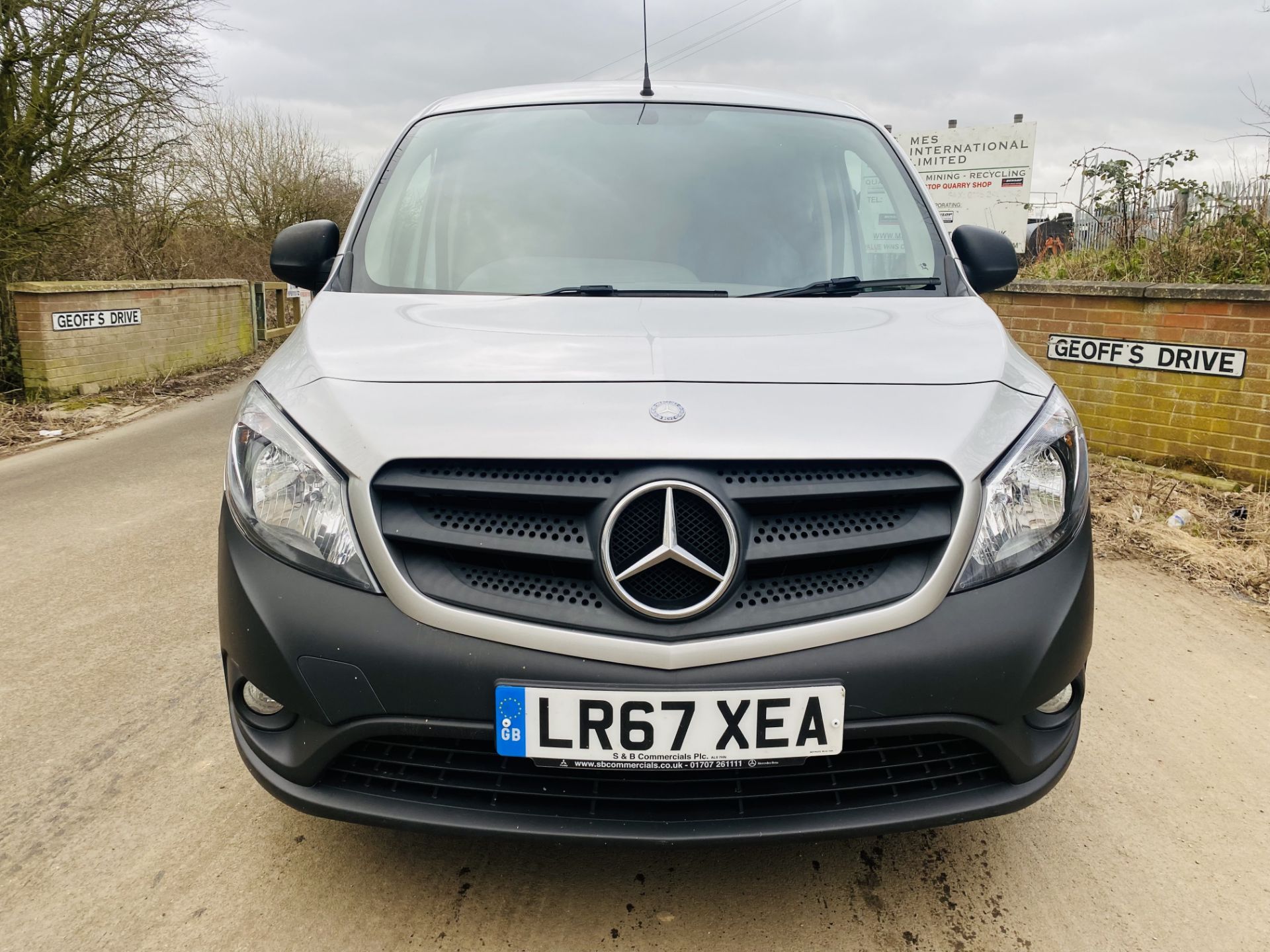 (ON SALE) MERCEDES CITAN 109CDI "LWB" (2018 MODEL) ONLY 64K MILES! - AIR CON - MET SILVER - EURO 6 - - Image 3 of 13