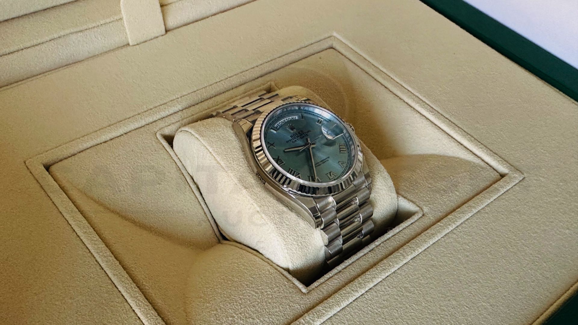 ROLEX DAY-DATE *PLATINUM EDITION* (2022 - BRAND NEW MODEL - UNWORN) *ICE BLUE DIAL* (BEAT THE WAIT) - Image 24 of 30