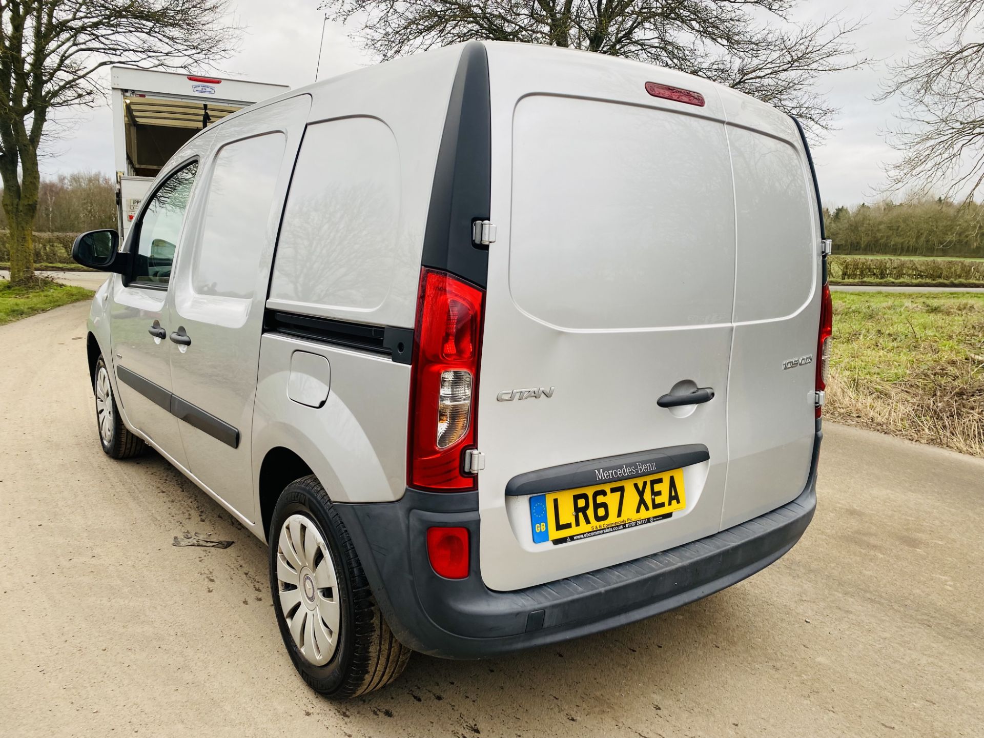 (ON SALE) MERCEDES CITAN 109CDI "LWB" (2018 MODEL) ONLY 64K MILES! - AIR CON - MET SILVER - EURO 6 - - Image 5 of 13