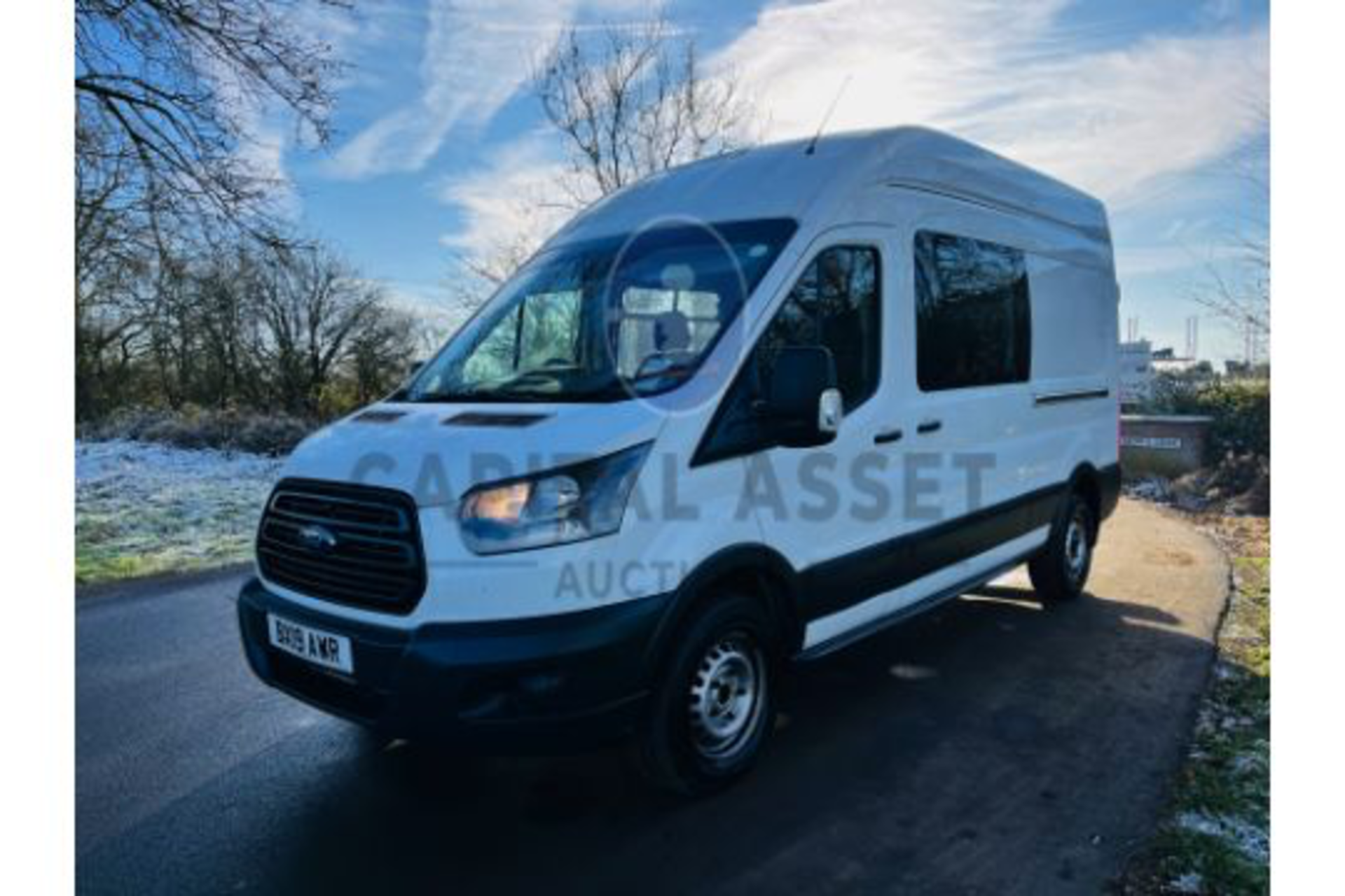 FORD TRANSIT T350L 2.0TDCI (130) "LWB" CREW / DUALINER VAN - 19 REG - 1 OWNER -FSH - RARE VAN!! - Image 2 of 22