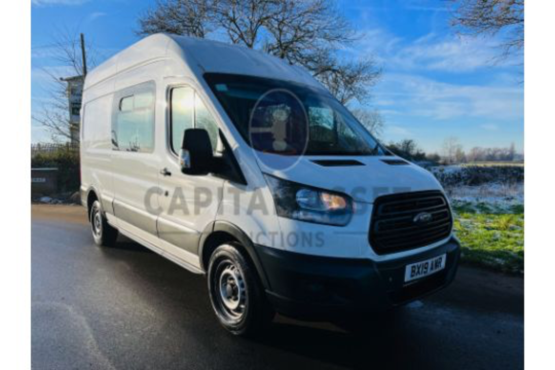 FORD TRANSIT T350L 2.0TDCI (130) "LWB" CREW / DUALINER VAN - 19 REG - 1 OWNER -FSH - RARE VAN!! - Image 6 of 22