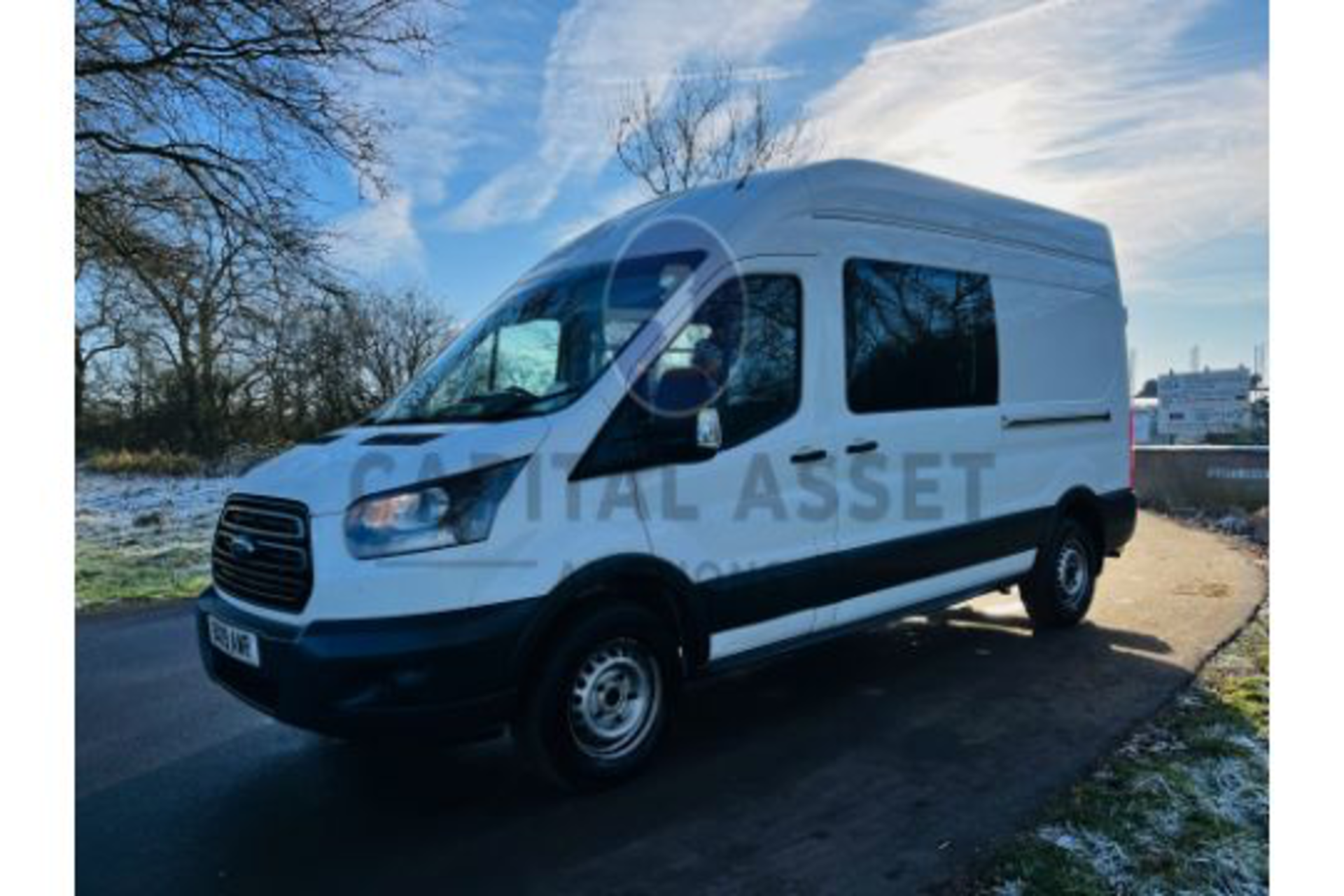 FORD TRANSIT T350L 2.0TDCI (130) "LWB" CREW / DUALINER VAN - 19 REG - 1 OWNER -FSH - RARE VAN!! - Image 3 of 22