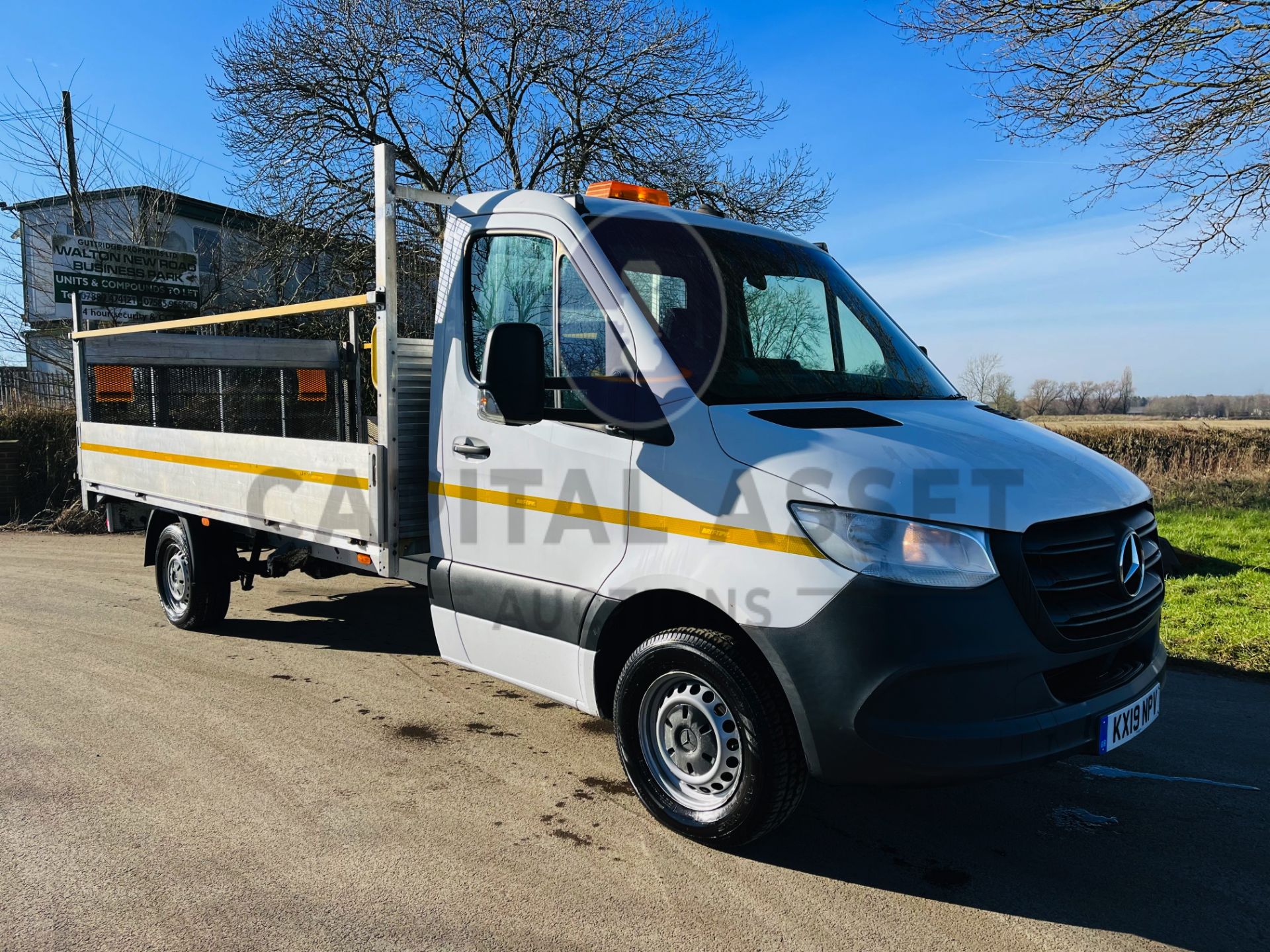 MERCEDES SPRINTER 314CDI LWB (19 REG) ALLOY DROPSIDE - CRUISE - EURO 6 - 1 OWNER - LOW MILES - Image 3 of 23