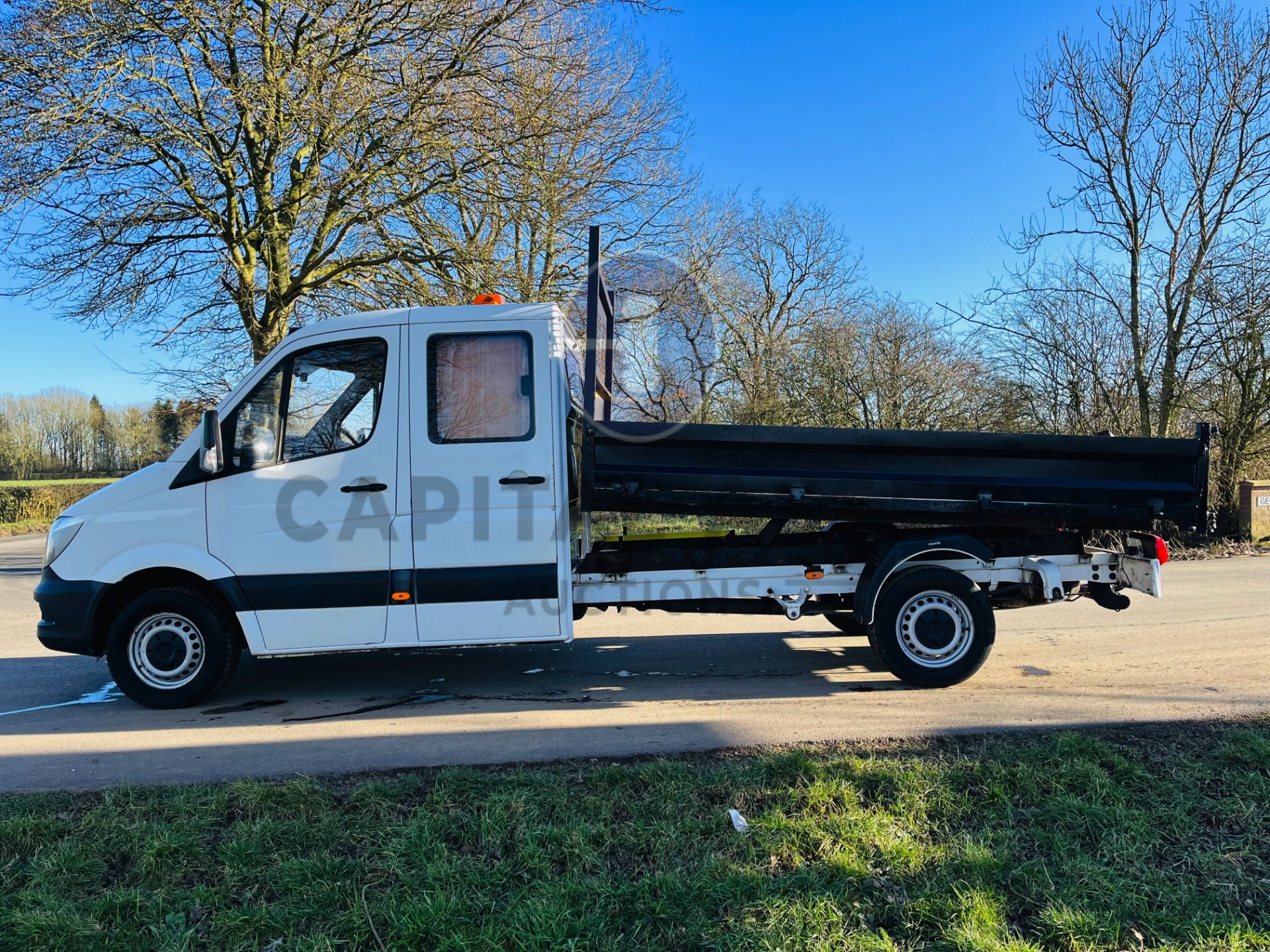 MERCEDES SPRINTER 314CDI (140) D/C TIPPER (2018 MODEL) 1 OWNER - LOW MILEAGE - CRUISE - EURO 6 - Image 12 of 18