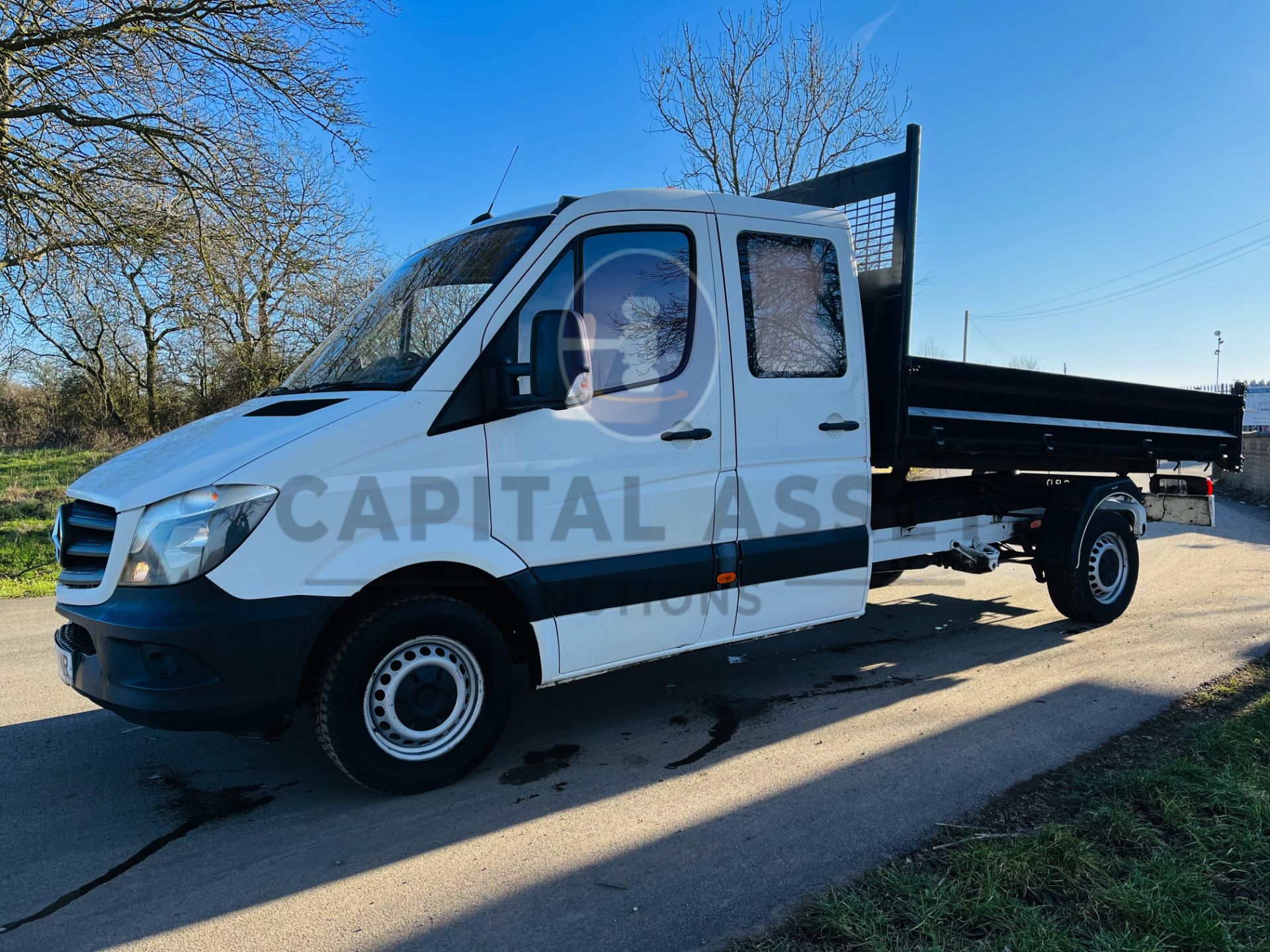 MERCEDES SPRINTER 314CDI (140) D/C TIPPER (2018 MODEL) 1 OWNER - LOW MILEAGE - CRUISE - EURO 6 - Image 2 of 18