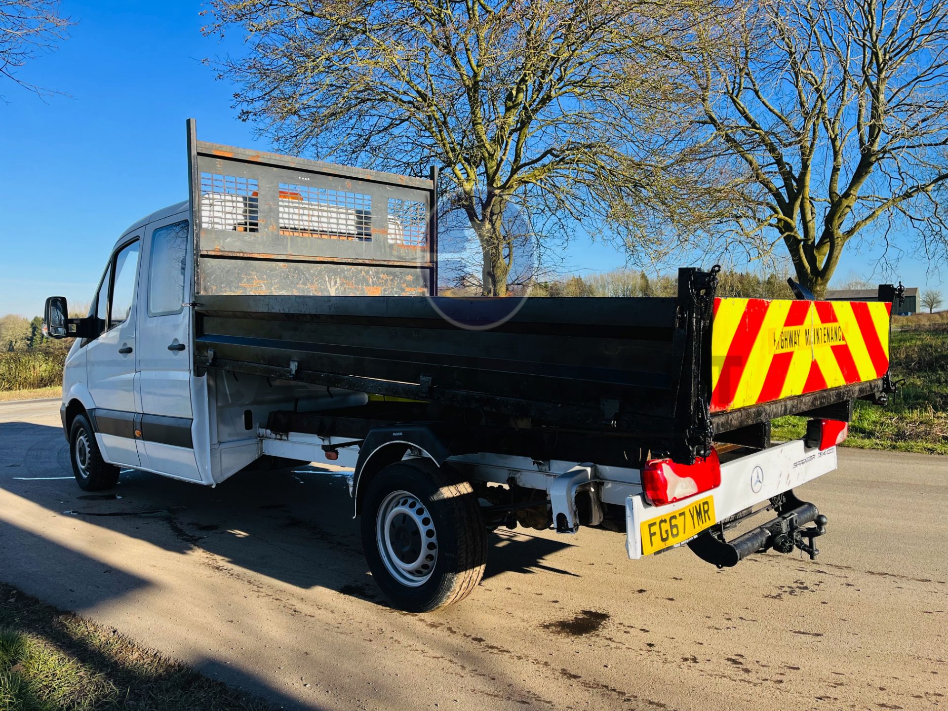 MERCEDES SPRINTER 314CDI (140) D/C TIPPER (2018 MODEL) 1 OWNER - LOW MILEAGE - CRUISE - EURO 6 - Image 11 of 18
