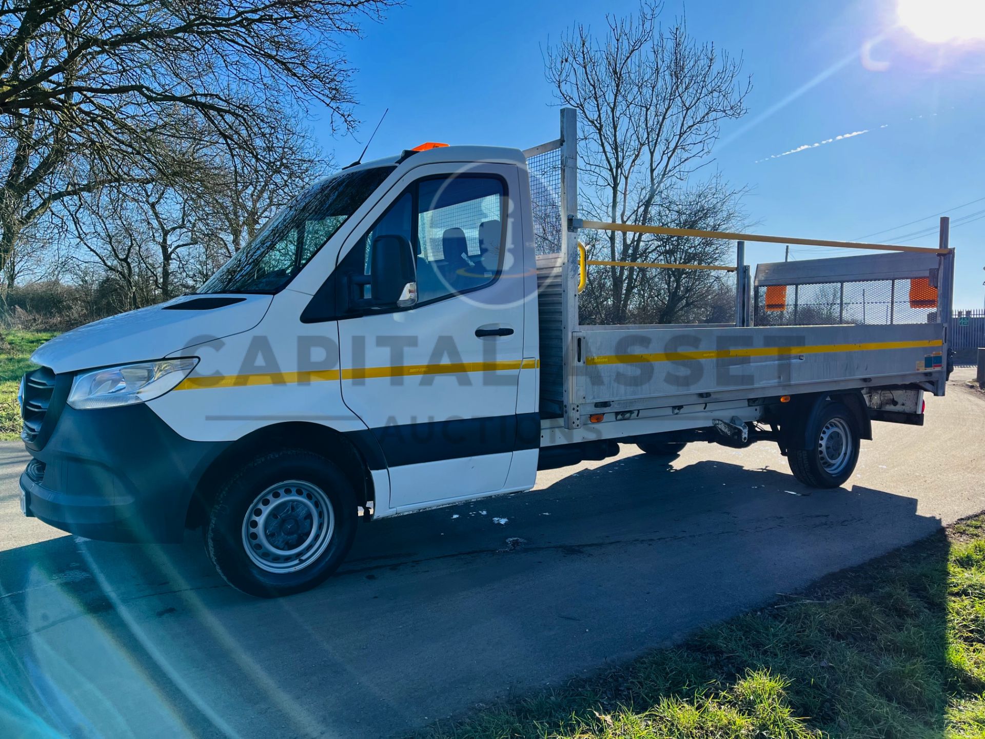 ON SALE MERCEDES SPRINTER 314CDI LWB (19 REG) ALLOY DROPSIDE - 1 OWNER - EURO 6 - CRUISE - 3 SEATER - Image 6 of 23