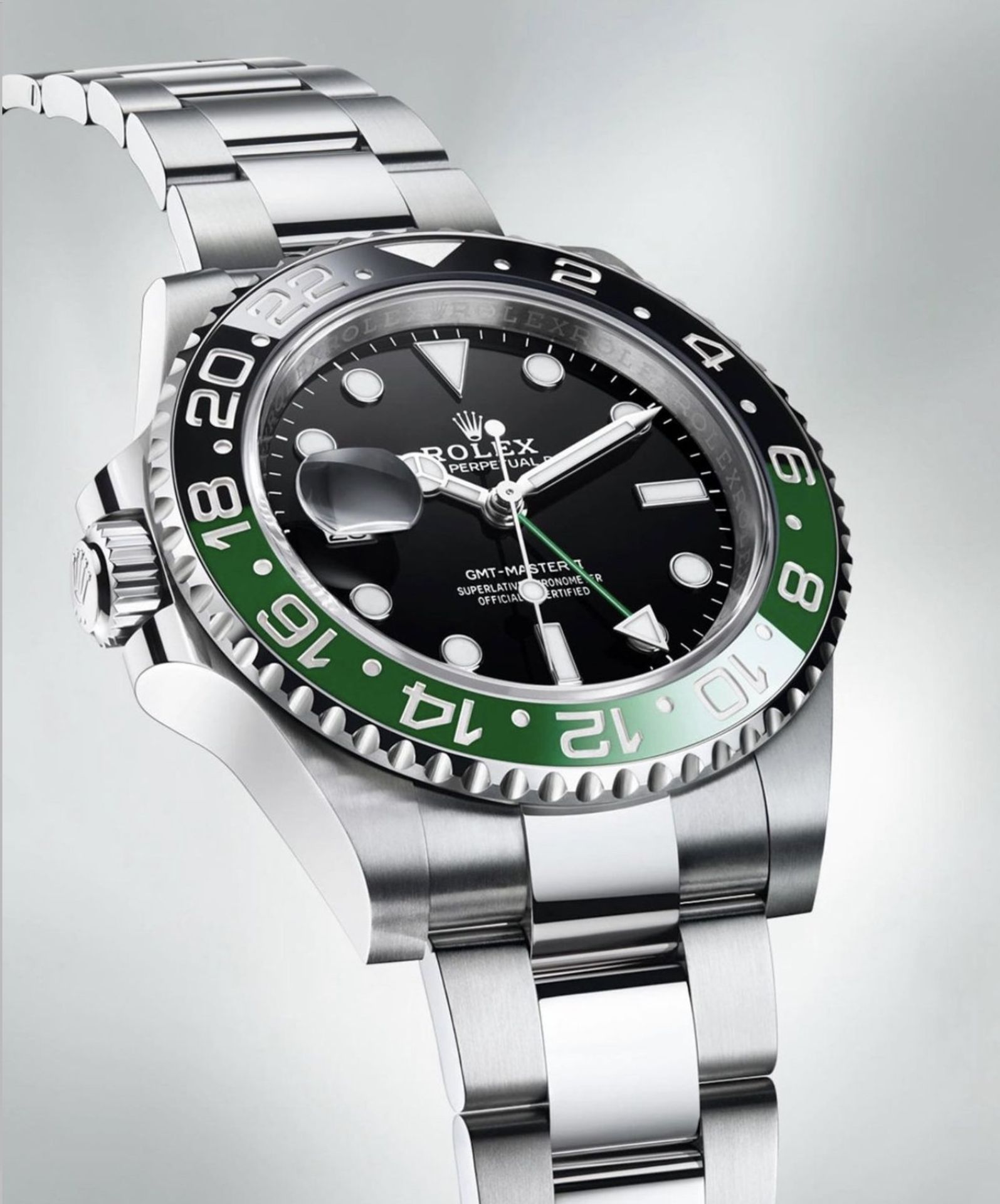 (ON SALE) ROLEX GMT MASTER II *40MM OYSTER STEEL - SPRITE EDITION* (OCTOBER 2022 MODEL) - Image 2 of 5