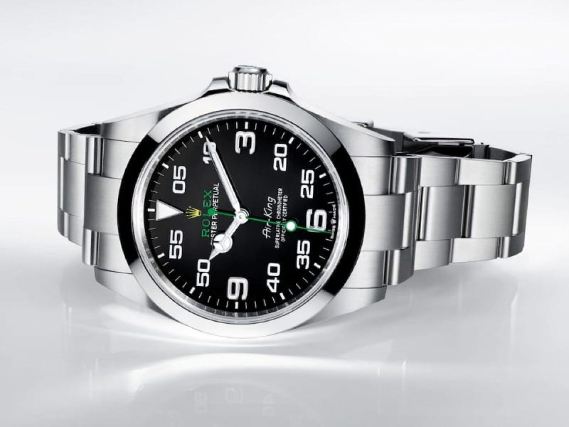 ROLEX AIR-KING *40MM OYSTER STEEL* (SEPTEMBER 2022 LATEST MODEL) *BEAT THE WAIT* (NO VAT) - Image 3 of 20