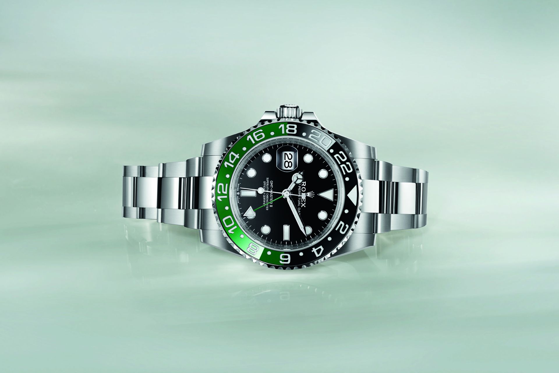 (ON SALE) ROLEX GMT MASTER II *40MM OYSTER STEEL - SPRITE EDITION* (OCTOBER 2022 MODEL) - Image 4 of 5