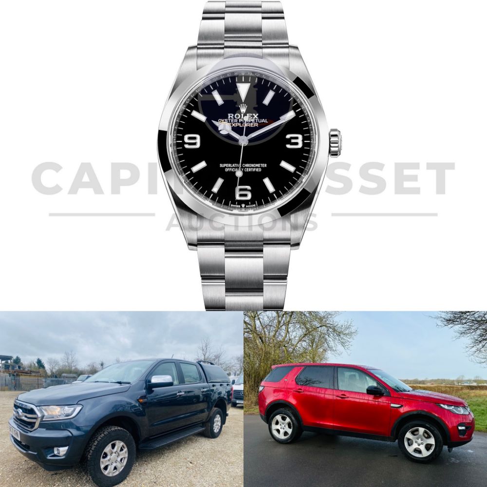 2022 Rolex Explorer *Unworn* - 2021 Ford Ranger *D/Cab Pick-Up* - 2018 Land Rover Discovery Sport + Many More: Cars, Commercials & 4x4's !!!