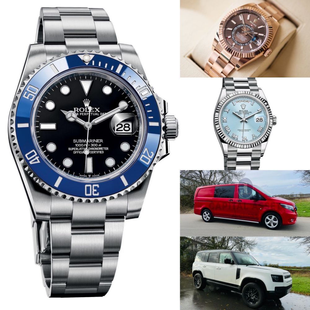 2023 Rolex Submariner *18ct White Gold* - 2022 Rolex Day-Date *Platinum* - 2022 Land Rover Defender *X-Dynamic* +More: Cars, Commercials & 4x4's