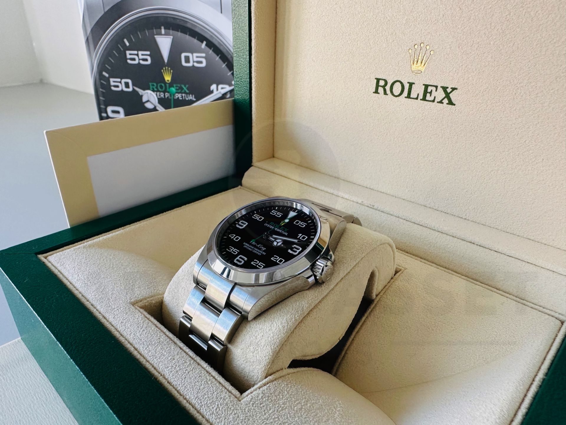 ROLEX AIR-KING *40MM OYSTER STEEL* (SEPTEMBER 2022 LATEST MODEL) *BEAT THE WAIT* (NO VAT) - Image 13 of 20