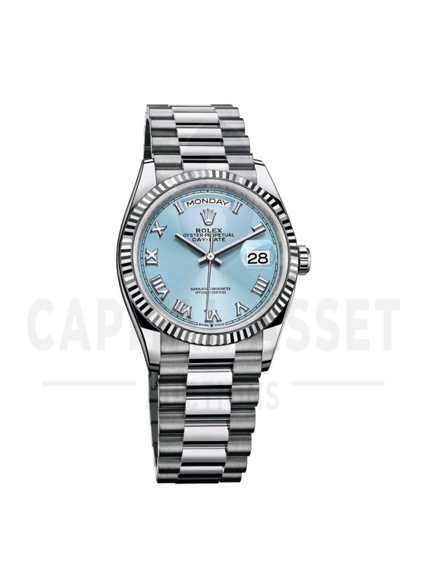 (On Sale) ROLEX DAY-DATE *PLATINUM EDITION* (2022 - NEW MODEL) *ICE BLUE DIAL* (BEAT THE WAIT)