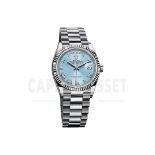 (On Sale) ROLEX DAY-DATE *PLATINUM EDITION* (2022 - NEW MODEL) *ICE BLUE DIAL* (BEAT THE WAIT)