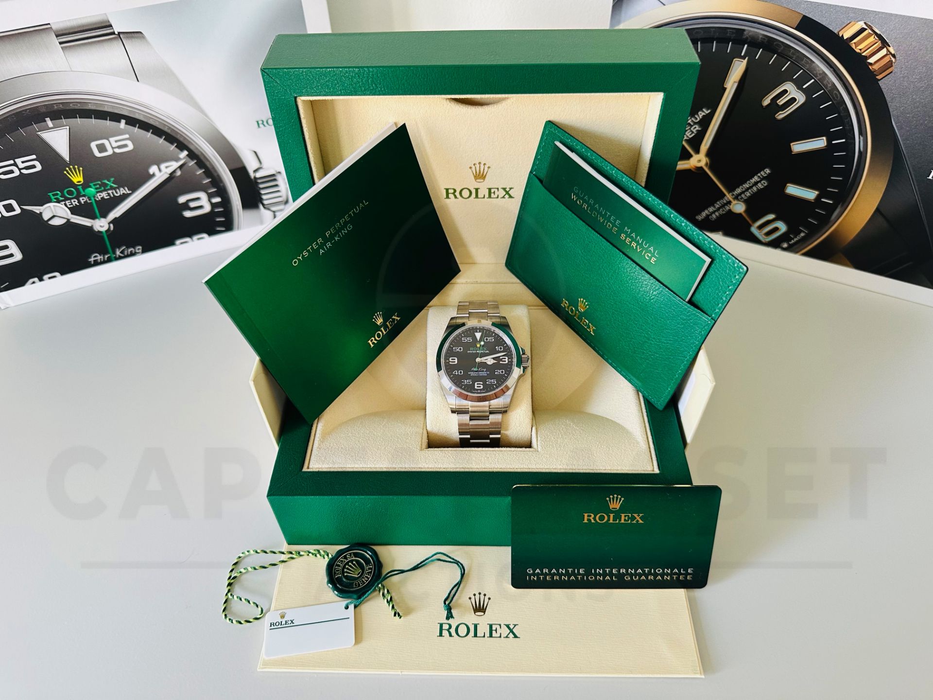 ROLEX AIR-KING *40MM OYSTER STEEL* (SEPTEMBER 2022 LATEST MODEL) *BEAT THE WAIT* (NO VAT) - Image 7 of 20