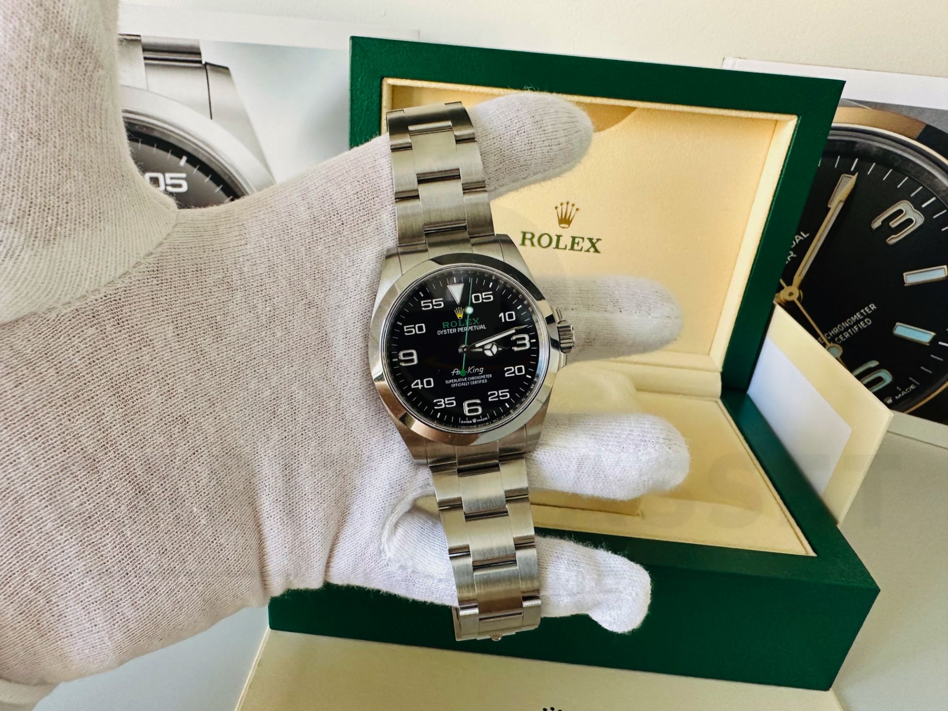 ROLEX AIR-KING *40MM OYSTER STEEL* (SEPTEMBER 2022 LATEST MODEL) *BEAT THE WAIT* (NO VAT) - Image 6 of 20