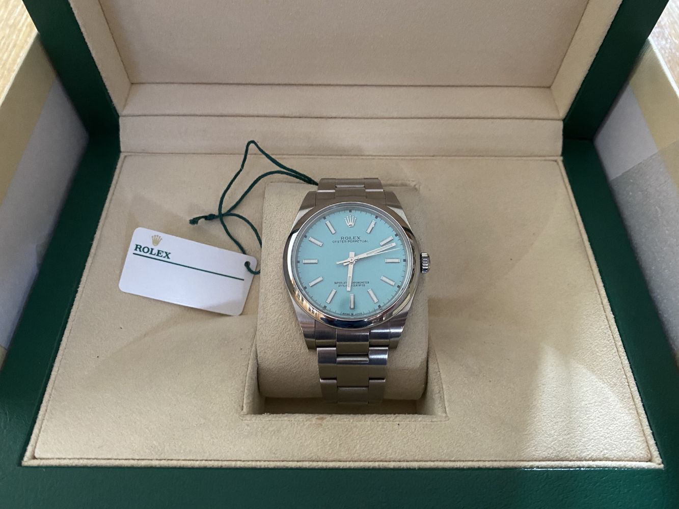 ROLEX OYSTER PERPETUAL 39mm"TIFFANY BLUE" 2020 - PLUS A LARGE SELECTION OF VANS , TRUCKS AND CARS