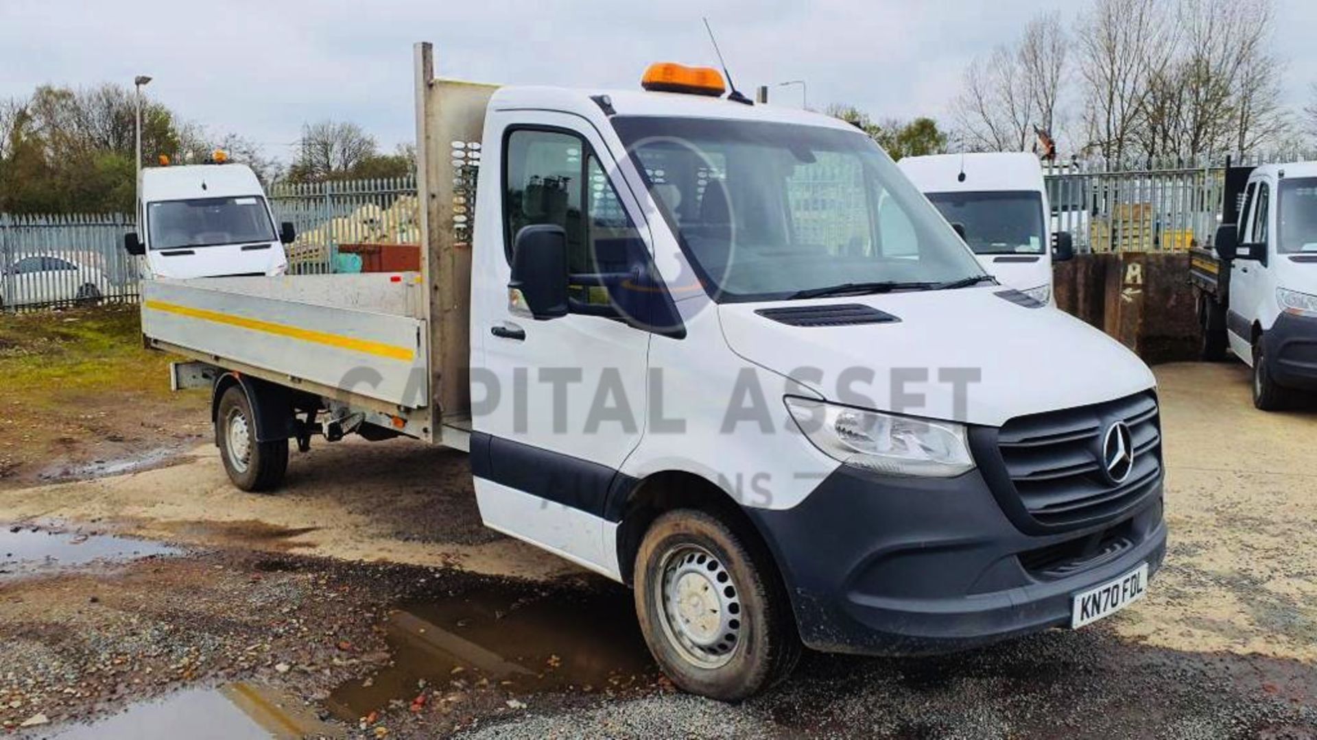 (ON SALE) MERCEDES SPRINTER 315CDI "PROGRESSIVE" LWB DROPSIDE (2021) ALLOY BODY (EURO 6) 1 OWNER FSH - Image 3 of 12