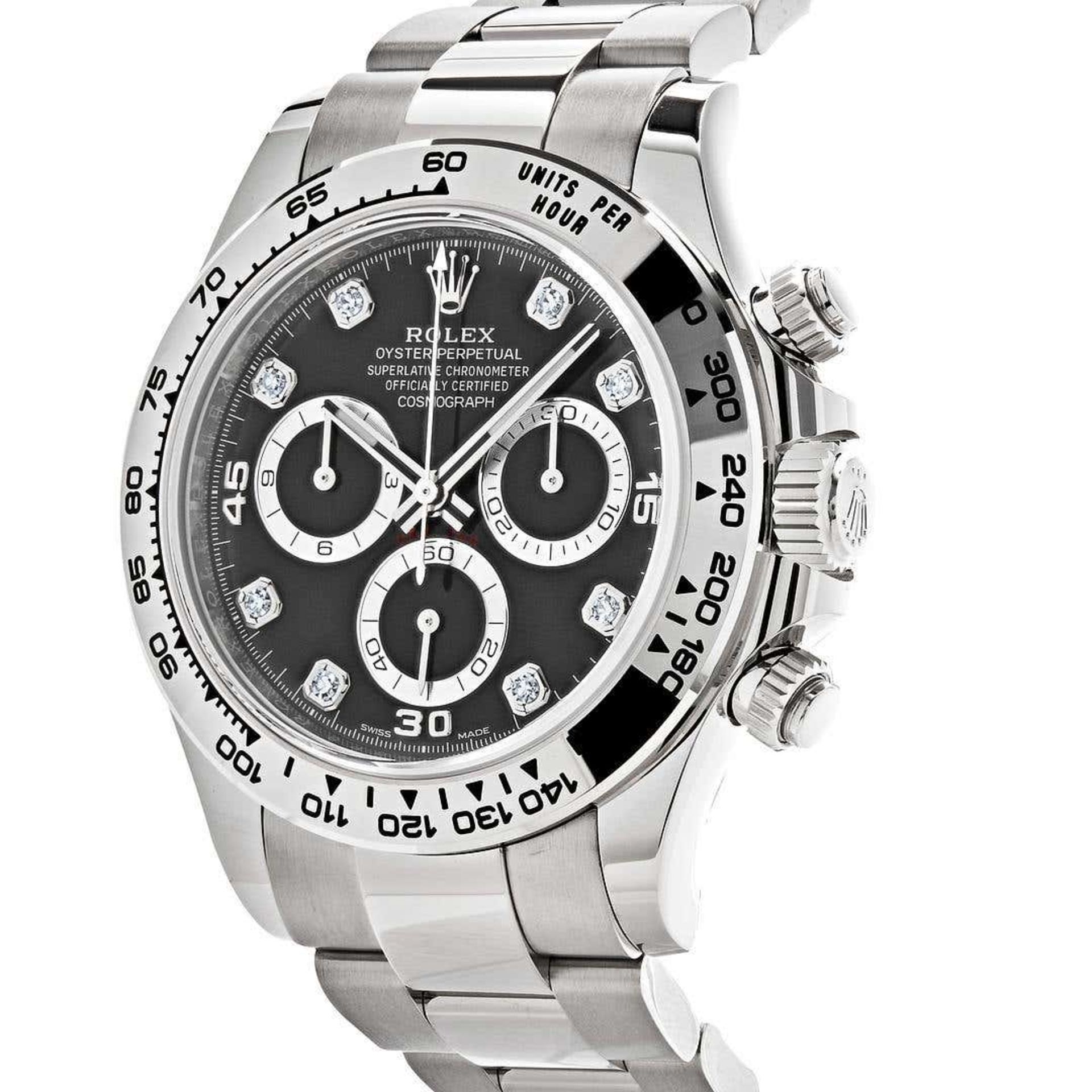 ( ON SALE) ROLEX DAYTONA "WHITE GOLD WITH DIAMOND DIAL" APRIL 2023 - ORIGINAL BOX AND PAPERWORK - - Image 2 of 3
