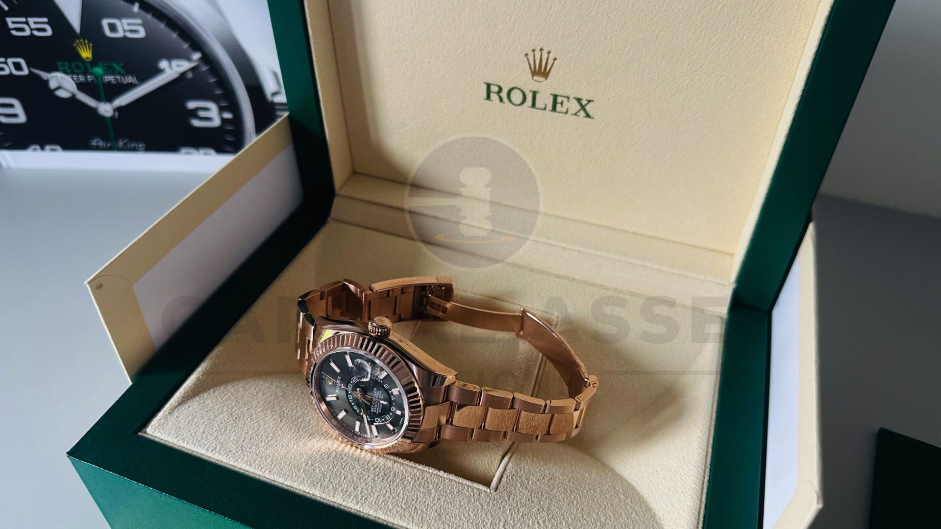 ROLEX SKY-DWELLER 42MM *18CT EVEROSE GOLD* (2023 NEW / UNWORN) *SLATE DIAL* (BEAT THE 10 YEAR WAIT) - Image 19 of 37
