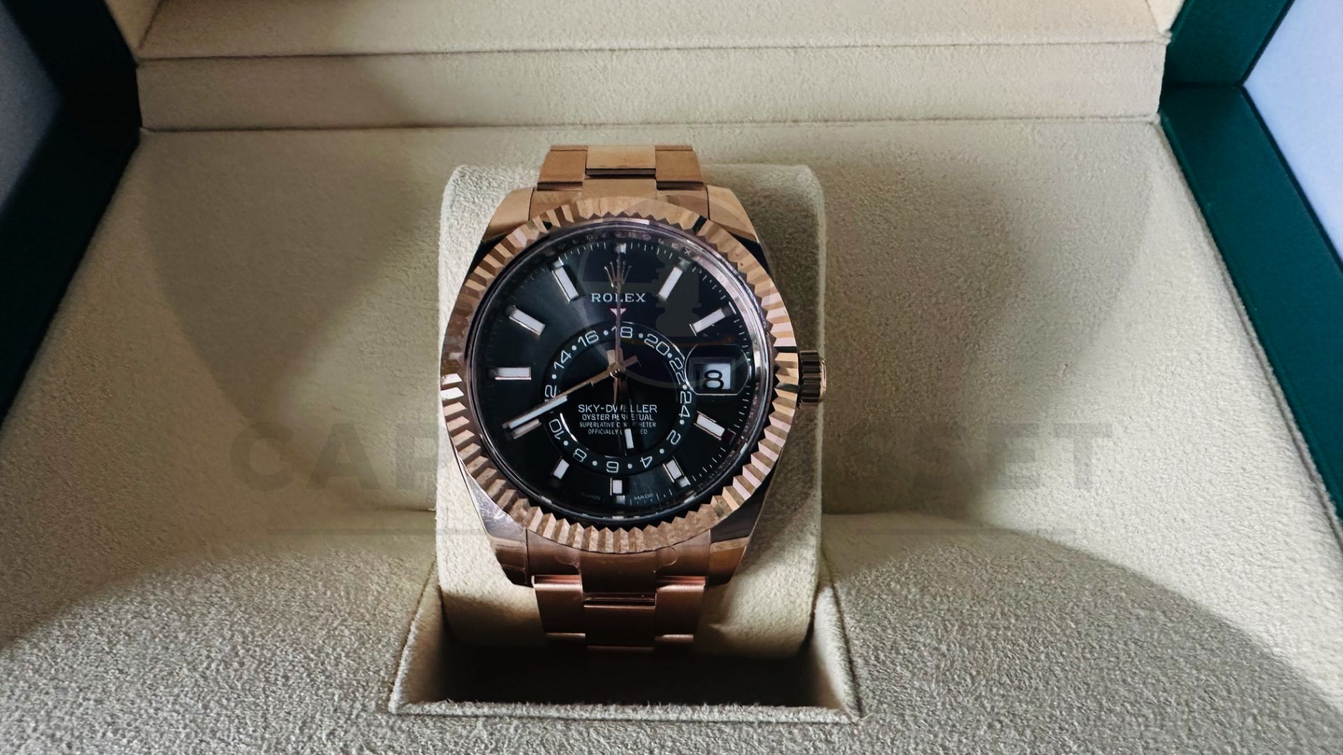 ROLEX SKY-DWELLER 42MM *18CT EVEROSE GOLD* (2023 NEW / UNWORN) *SLATE DIAL* (BEAT THE 10 YEAR WAIT) - Image 17 of 37