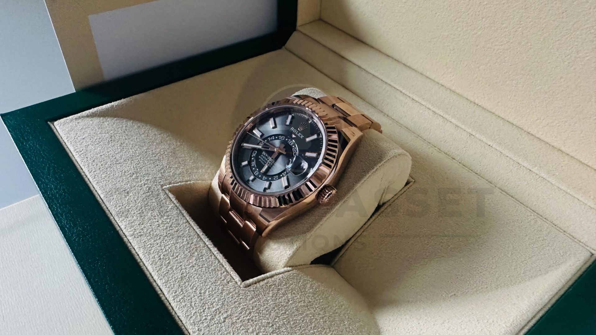 ROLEX SKY-DWELLER 42MM *18CT EVEROSE GOLD* (2023 NEW / UNWORN) *SLATE DIAL* (BEAT THE 10 YEAR WAIT) - Image 18 of 37