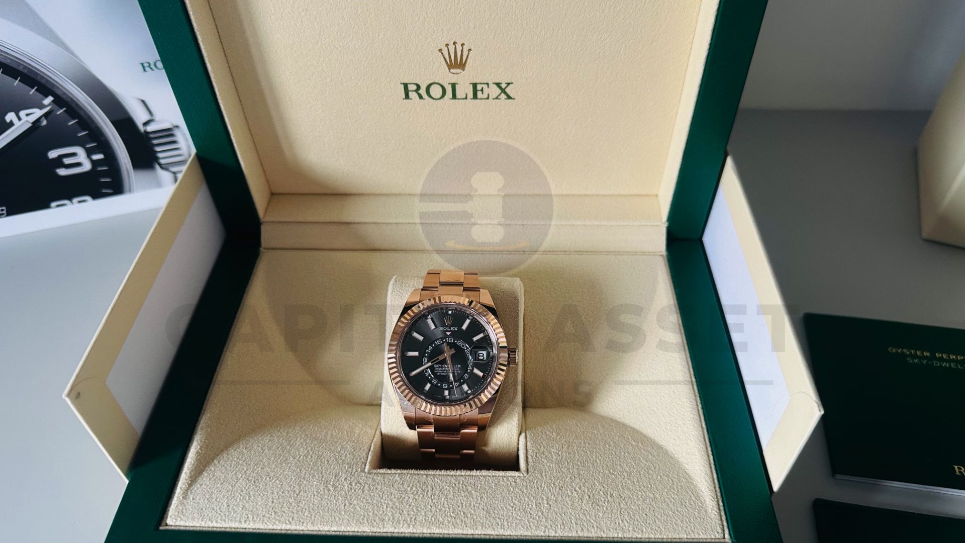 ROLEX SKY-DWELLER 42MM *18CT EVEROSE GOLD* (2023 NEW / UNWORN) *SLATE DIAL* (BEAT THE 10 YEAR WAIT) - Image 26 of 37