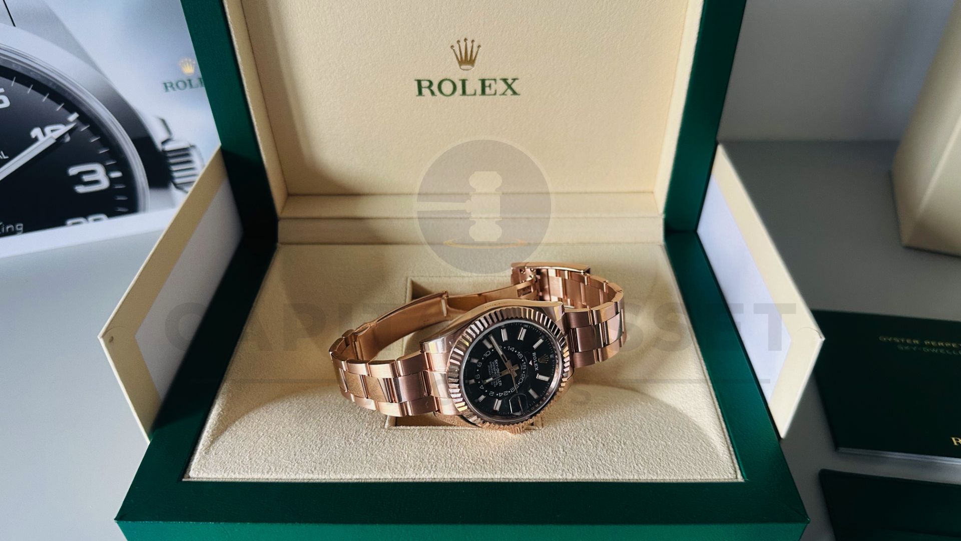 ROLEX SKY-DWELLER 42MM *18CT EVEROSE GOLD* (2023 NEW / UNWORN) *SLATE DIAL* (BEAT THE 10 YEAR WAIT) - Image 21 of 37