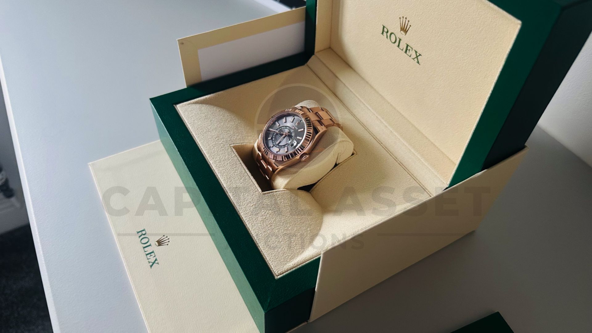 ROLEX SKY-DWELLER 42MM *18CT EVEROSE GOLD* (2023 NEW / UNWORN) *SLATE DIAL* (BEAT THE 10 YEAR WAIT) - Image 25 of 37