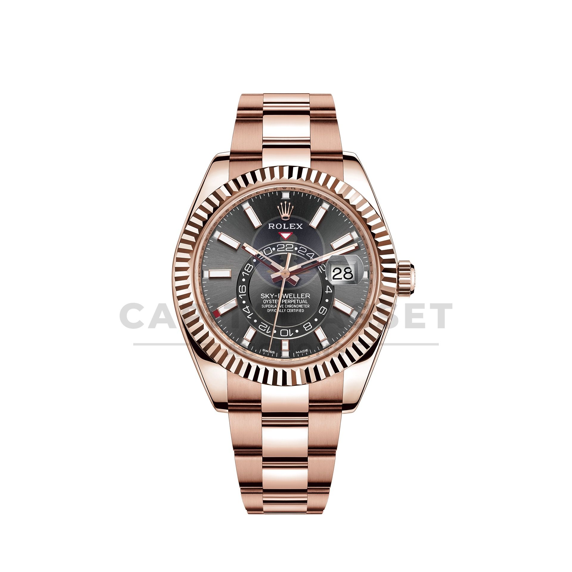 ROLEX SKY-DWELLER 42MM *18CT EVEROSE GOLD* (2023 NEW / UNWORN) *SLATE DIAL* (BEAT THE 10 YEAR WAIT) - Image 2 of 37