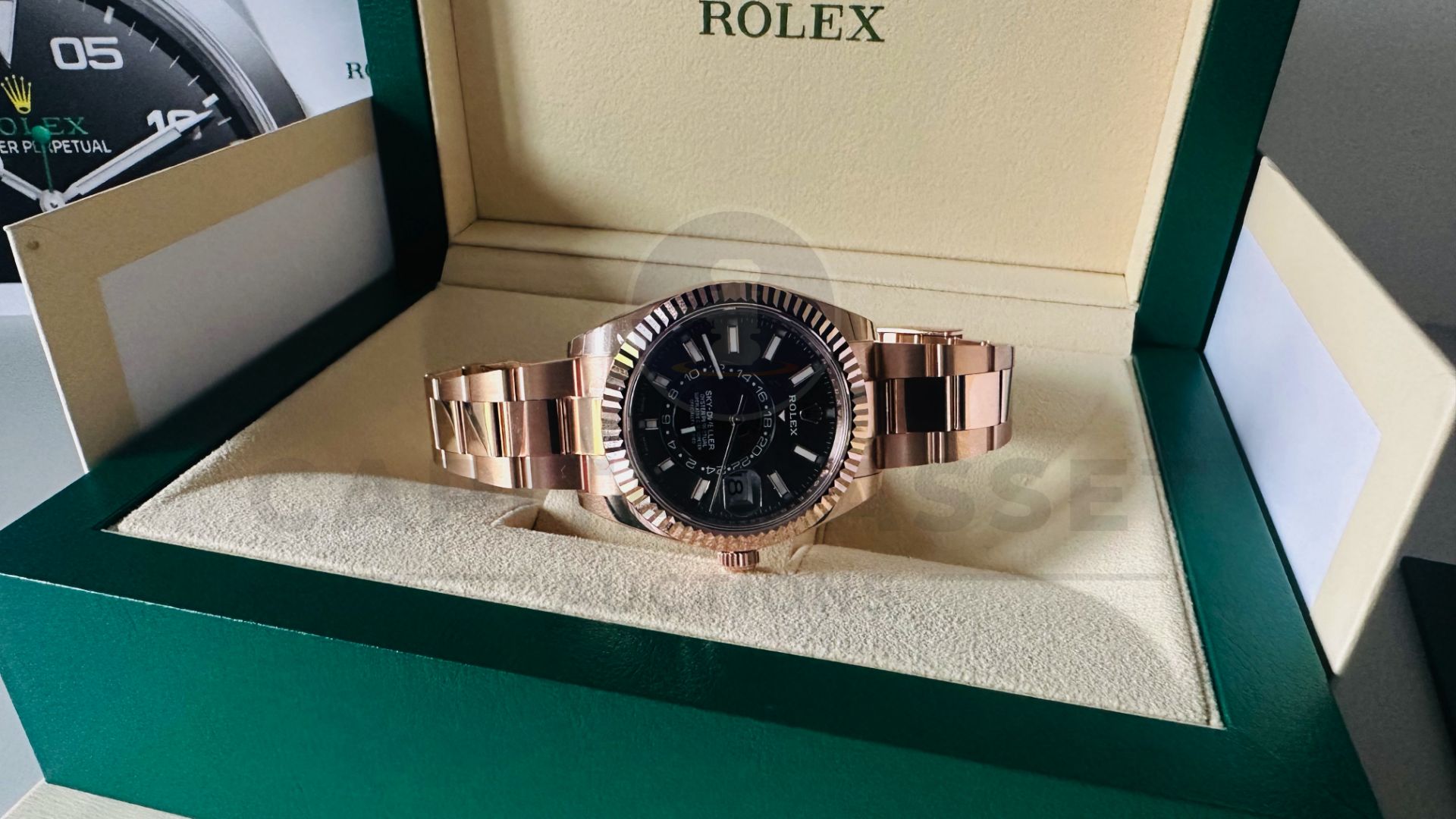 ROLEX SKY-DWELLER 42MM *18CT EVEROSE GOLD* (2023 NEW / UNWORN) *SLATE DIAL* (BEAT THE 10 YEAR WAIT) - Image 22 of 37