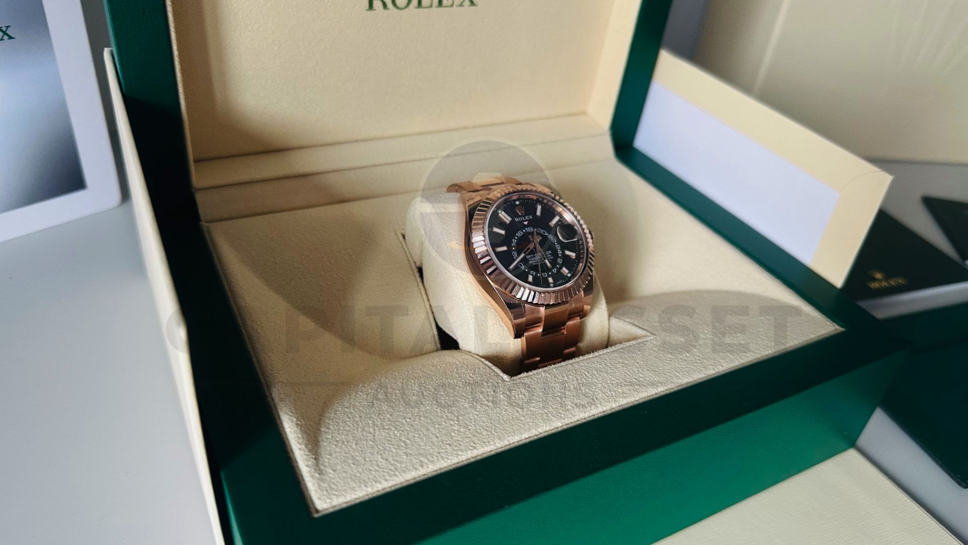 ROLEX SKY-DWELLER 42MM *18CT EVEROSE GOLD* (2023 NEW / UNWORN) *SLATE DIAL* (BEAT THE 10 YEAR WAIT) - Image 23 of 37