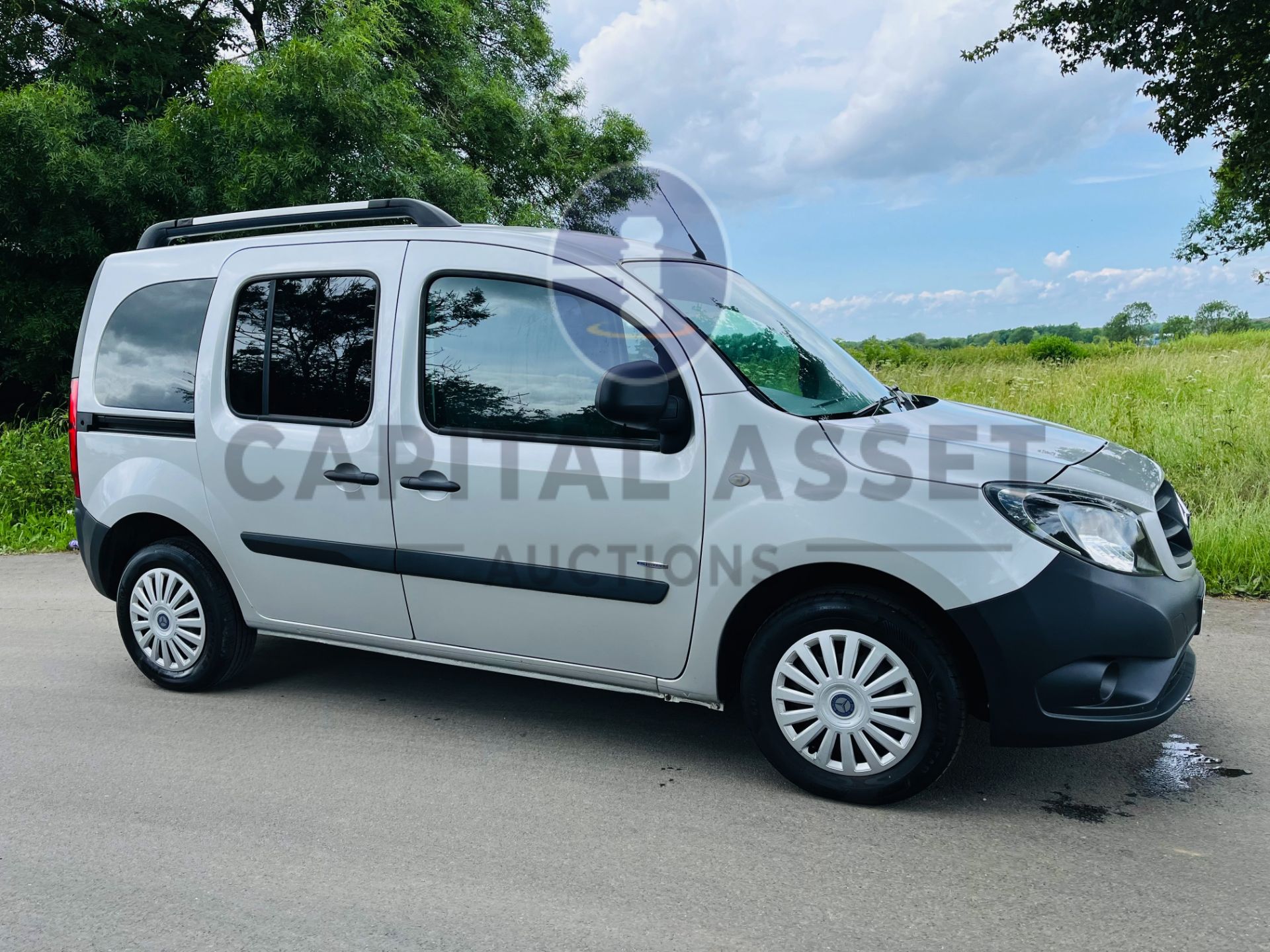 (ON SALE) MERCEDES CITAN 109CDI TRAVELINER / TOURER "LWB" 5 SEATER (17 REG) EURO 6 - SILVER -88K