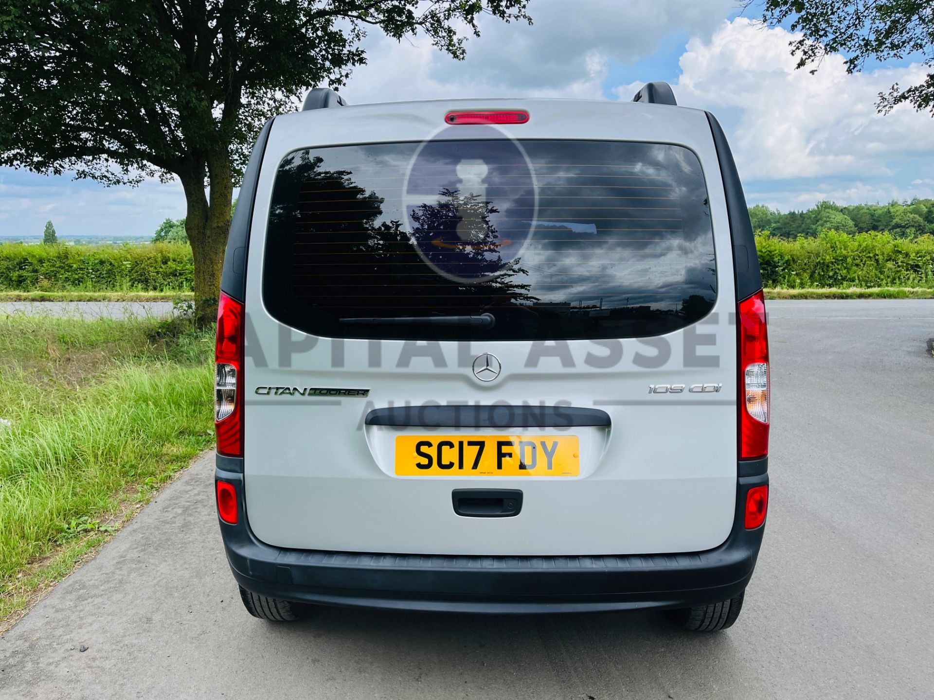 (ON SALE) MERCEDES CITAN 109CDI TRAVELINER / TOURER "LWB" 5 SEATER (17 REG) EURO 6 - SILVER -88K - Image 10 of 27