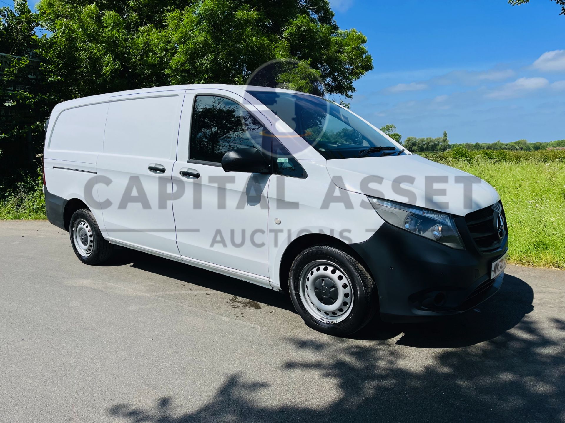 MERCEDES VITO CDI "PURE" LWB (2021 MODEL) 1 OWNER FSH - EURO 6 - START / STOP - TWIN SIDE DOORS - Image 2 of 27