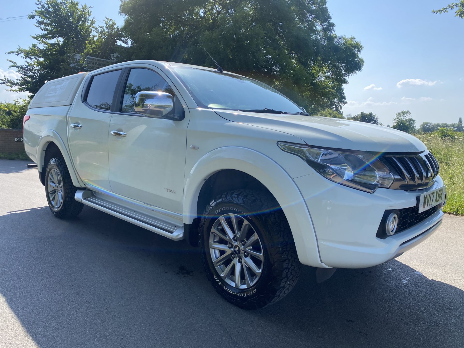 (On Sale) MITSUBISHI L200 "TITAN" D/CAB PICK UP (17 REG) NEW SHAPE - 1 OWNER - REAR CANOPY - AIR CON