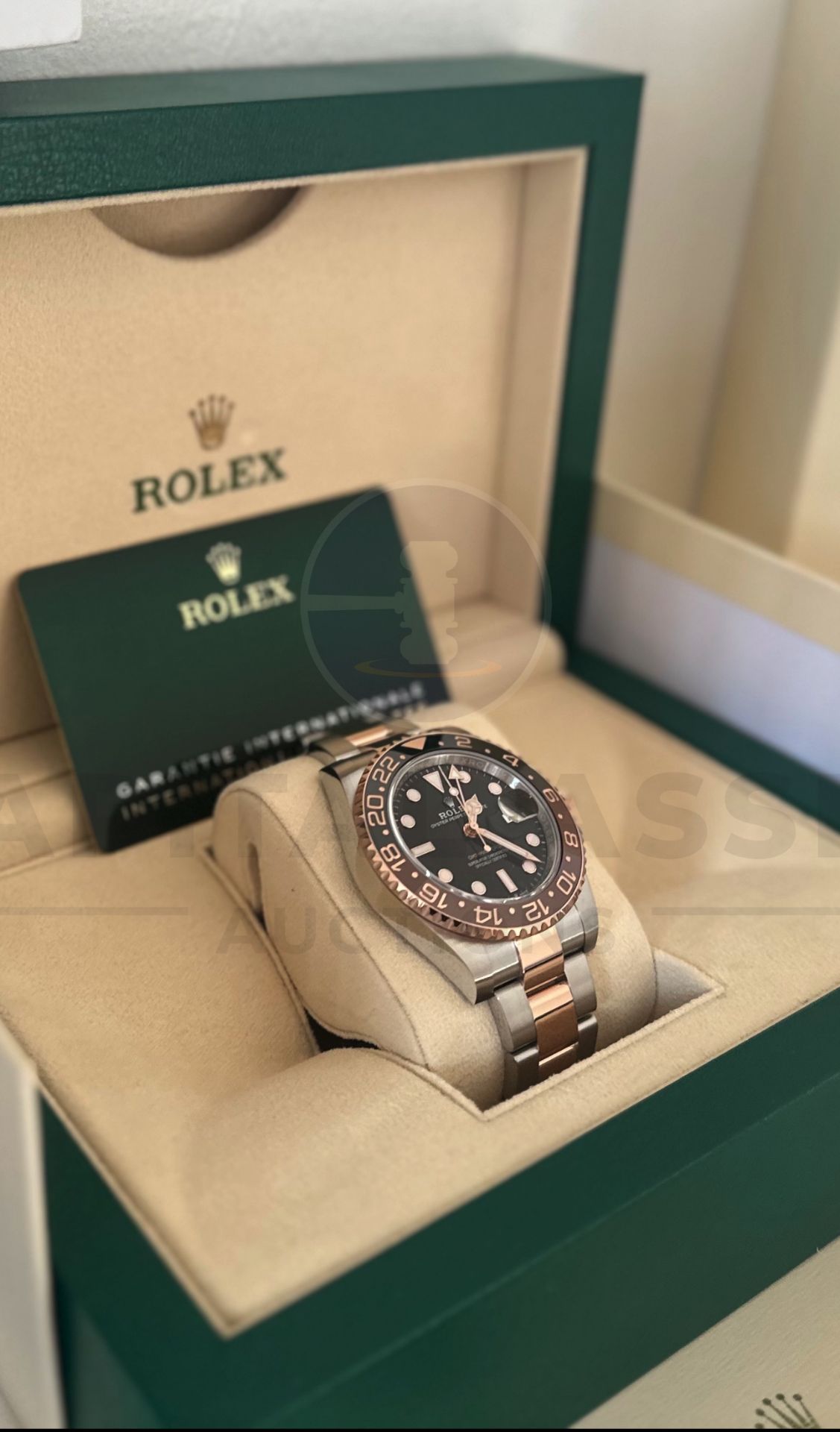 (On Sale) ROLEX GMT-MASTER II *ROOTBEER* 18CT EVEROSE GOLD / STEEL (2023 - JULY REGISTERED) *UNWORN* - Image 17 of 30