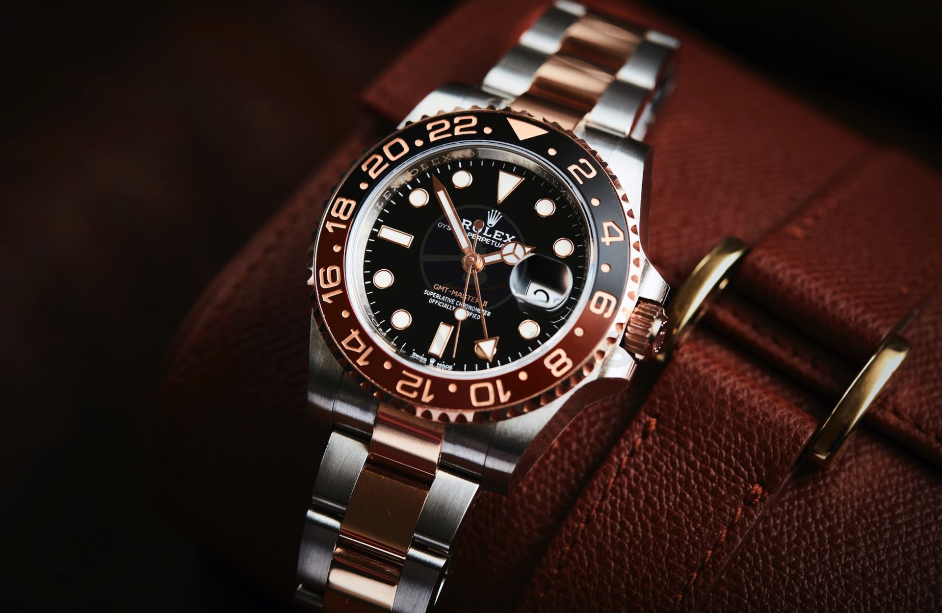 (On Sale) ROLEX GMT-MASTER II *ROOTBEER* 18CT EVEROSE GOLD / STEEL (2023 - JULY REGISTERED) *UNWORN* - Image 6 of 30