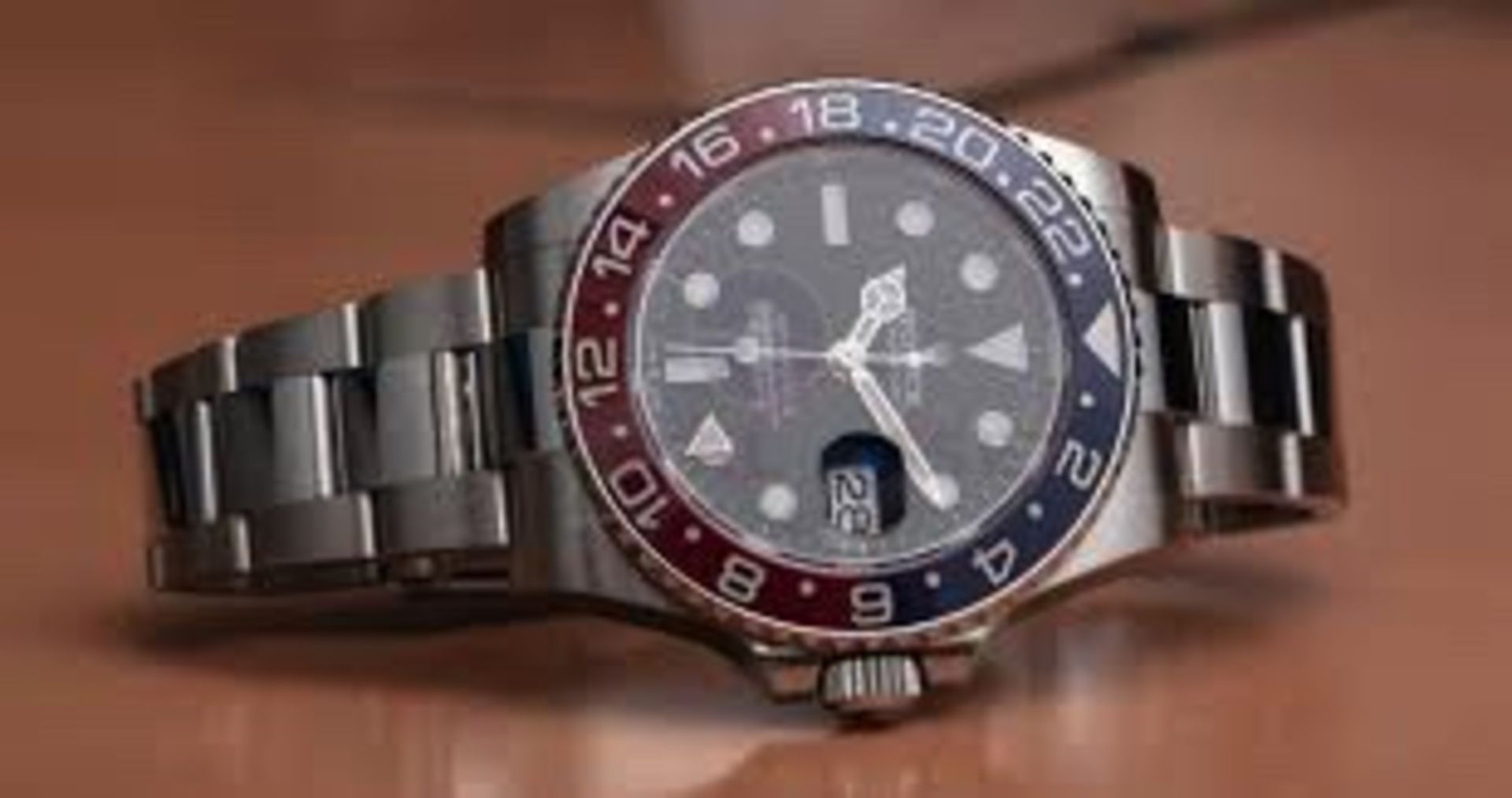 (On Sale) ROLEX GMT-MASTER II *PEPSI* 40MM OYSTER STEEL (2023 - JUNE REGISTERED) *BEAT THE WAIT* - Image 5 of 5