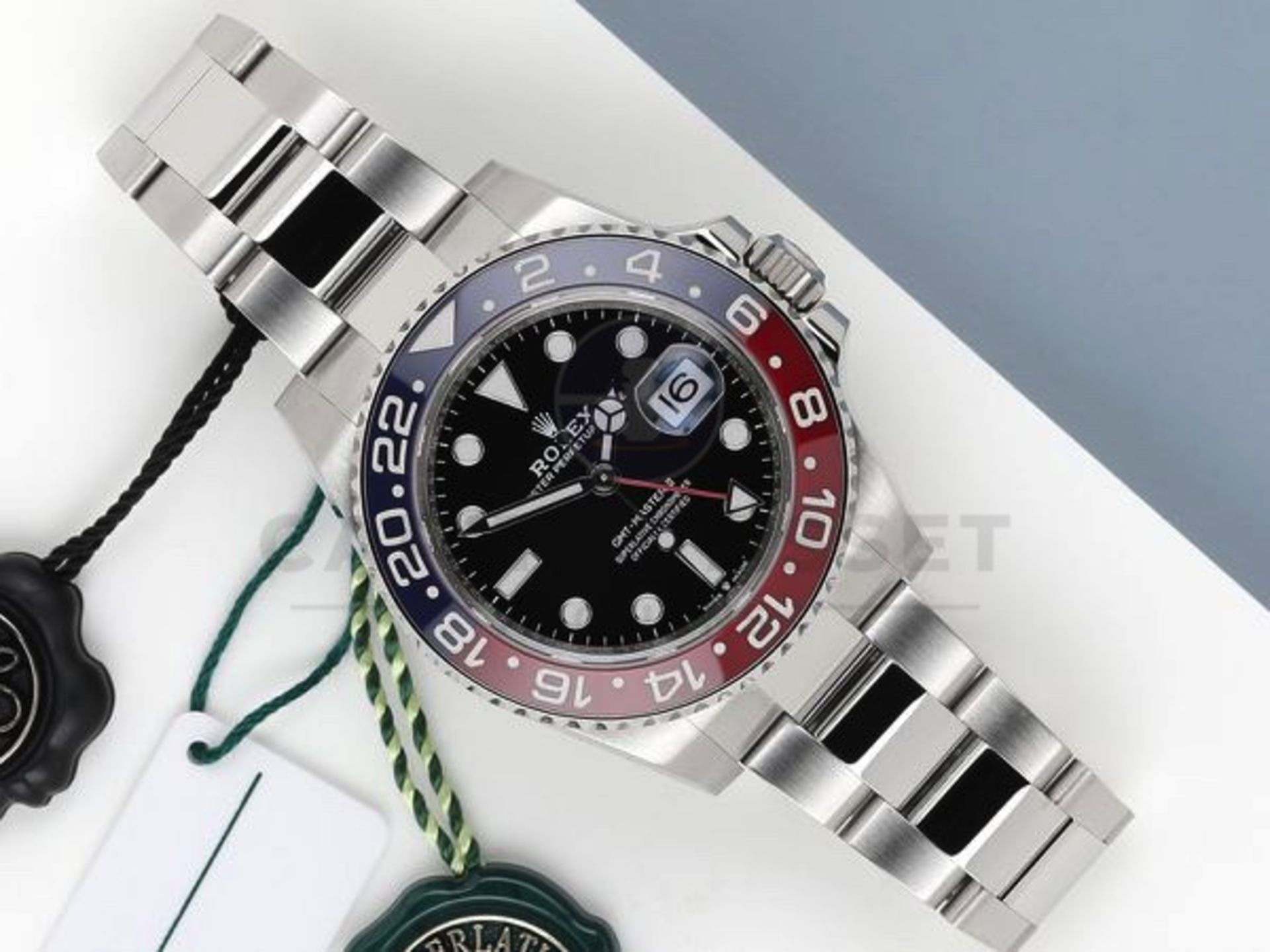 (On Sale) ROLEX GMT-MASTER II *PEPSI* 40MM OYSTER STEEL (2023 - JUNE REGISTERED) *BEAT THE WAIT* - Image 4 of 5