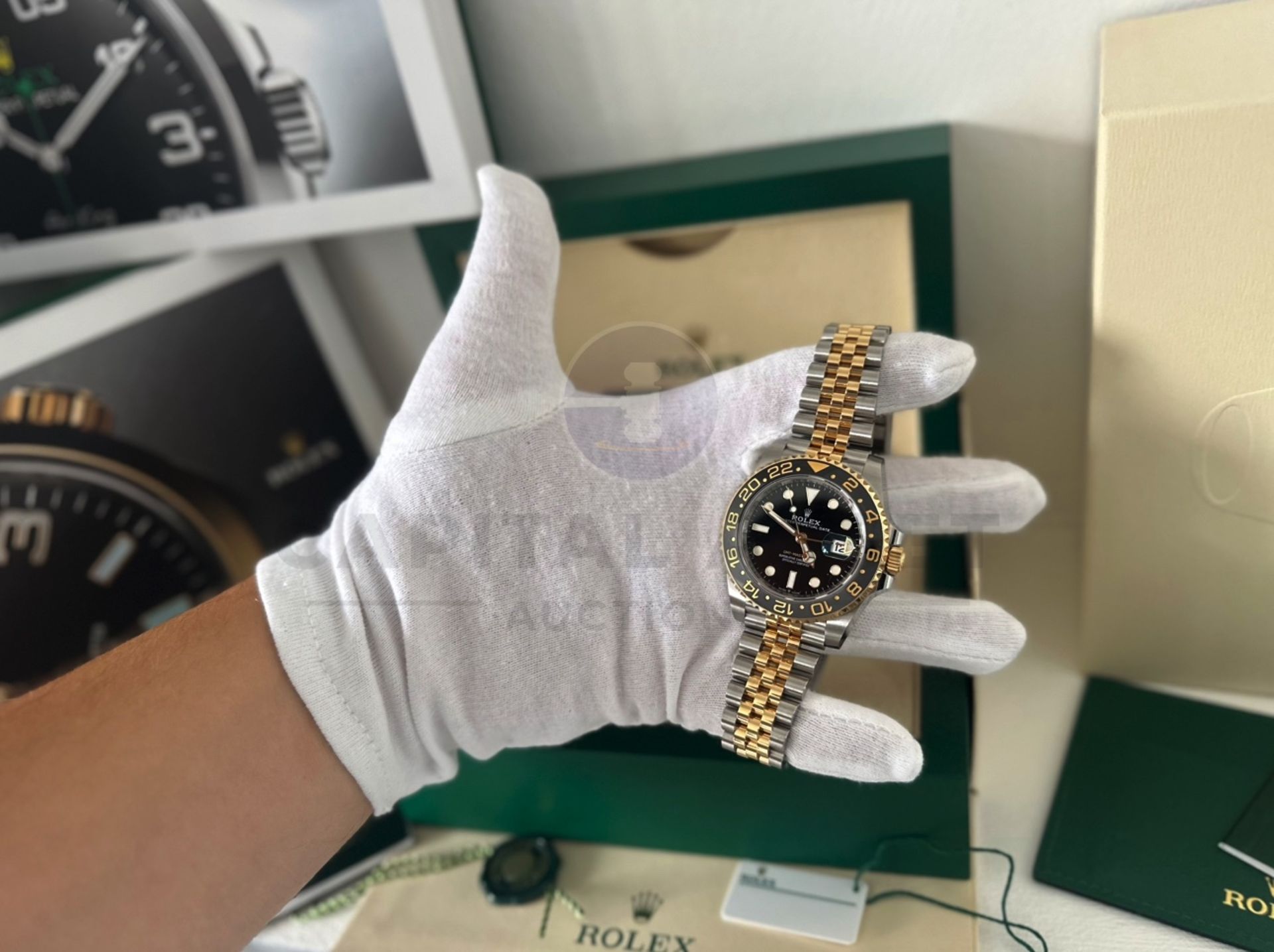 (On Sale) ROLEX GMT-MASTER II *GUINNESS* (2023 - JULY) 18CT GOLD & OYSTER STEEL *NEW 2023 RELEASE* - Image 13 of 29