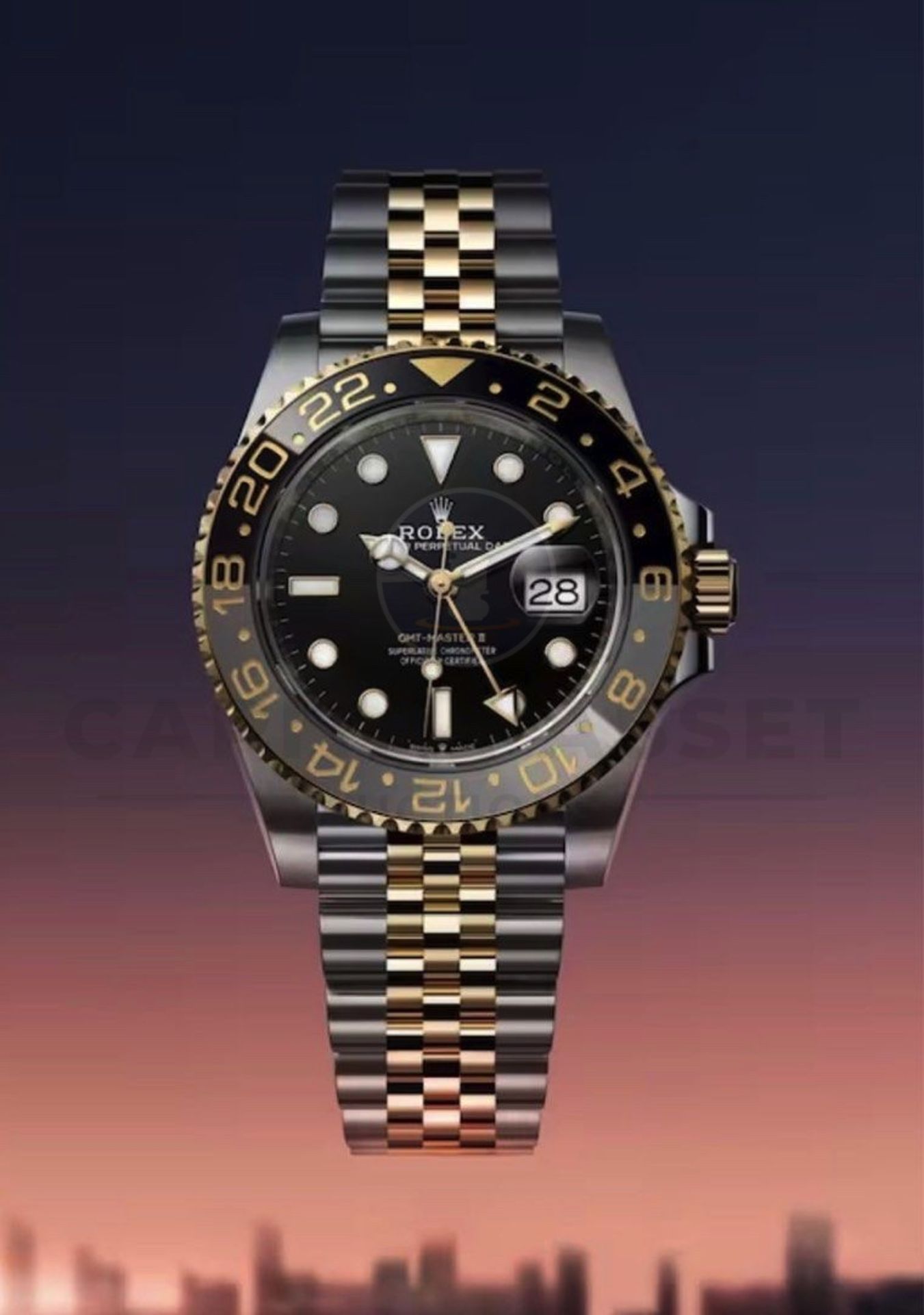 (On Sale) ROLEX GMT-MASTER II *GUINNESS* (2023 - JULY) 18CT GOLD & OYSTER STEEL *NEW 2023 RELEASE* - Image 6 of 29
