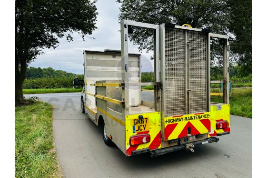 (ON SALE) FIAT DUCATO 2.3 TURBO DIESEL (HIGHWAY MAINTENANCE / PLANT TRUCK) "67 REG" - 1 OWNER - - Image 8 of 19